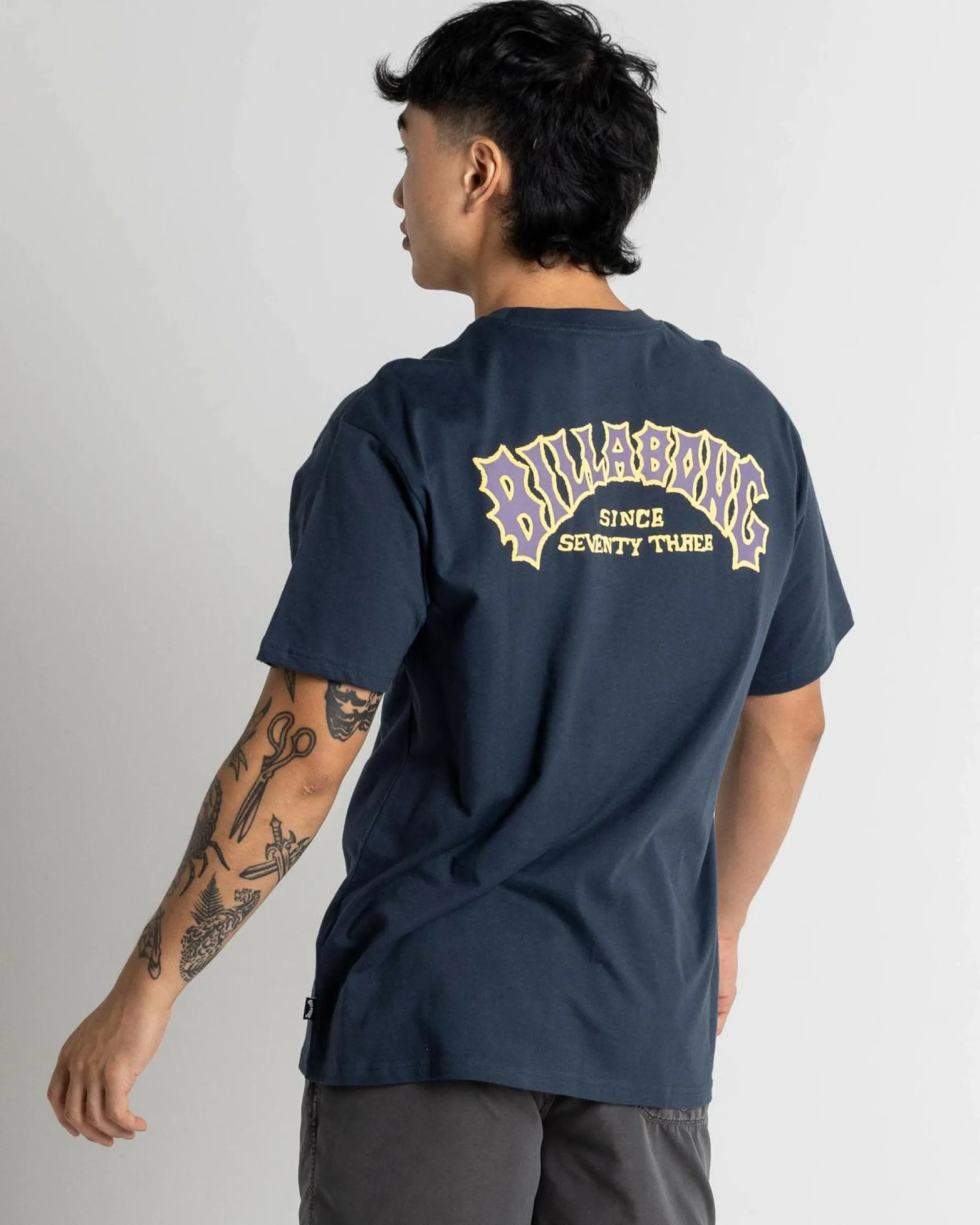 Tops & T-Shirts*Billabong 73 Arch Short Sleeve T-Shirt Dusty Navy