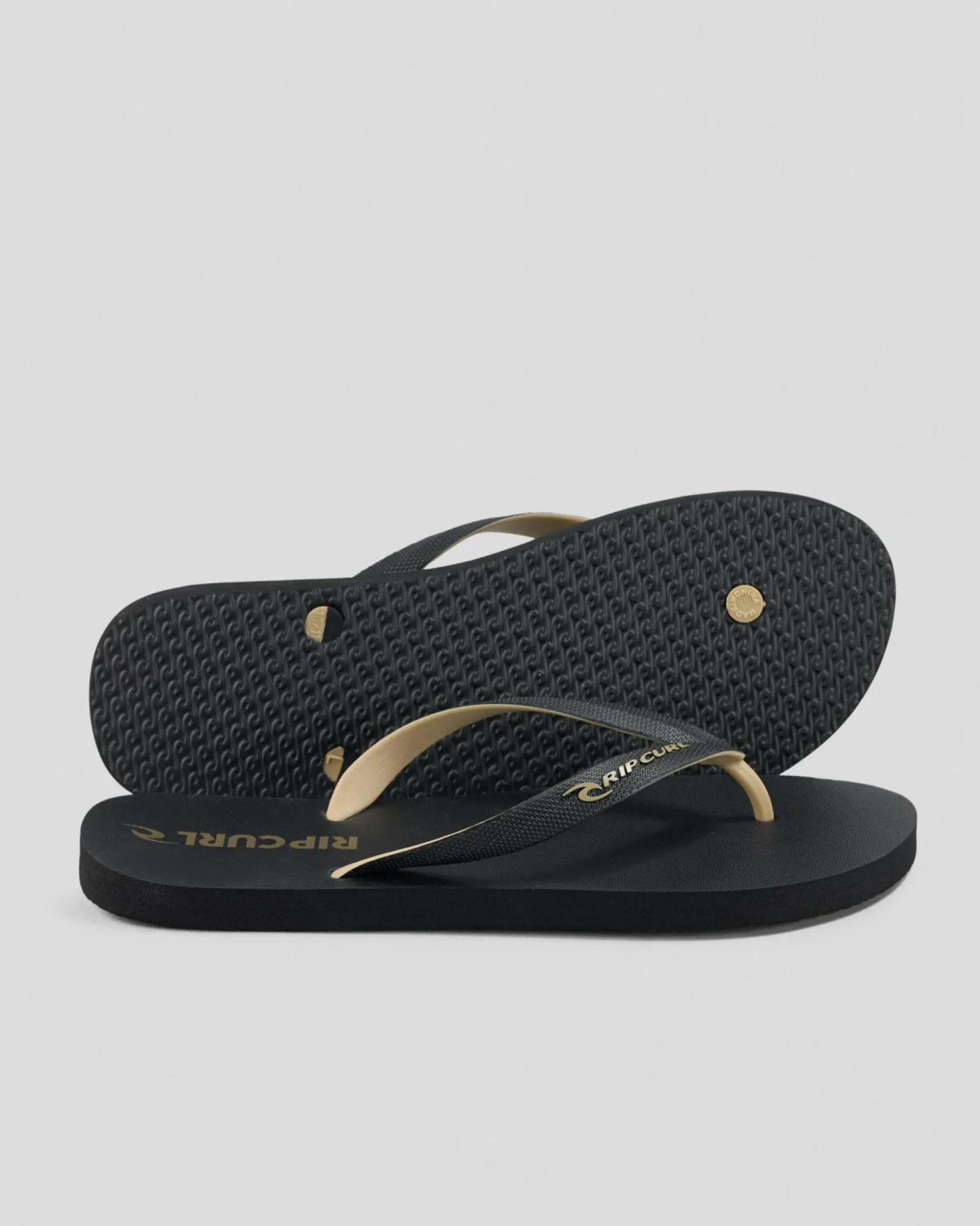 Flip Flops & Sandals*Rip Curl 2 Tone Bloom Open Toe Black/tan