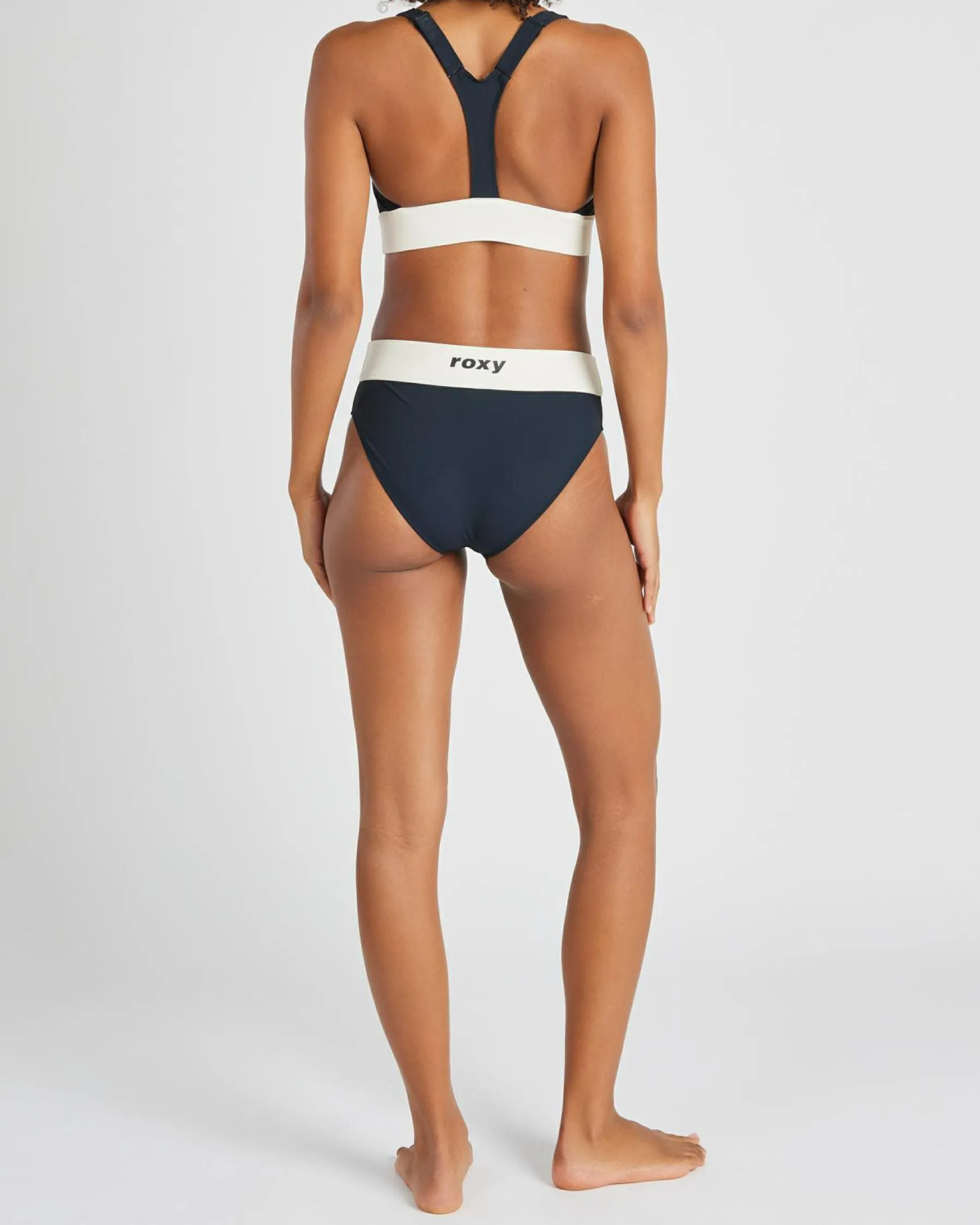 Discount Active Colorblock Mid Classic Bikini Bottom Women Bikinis