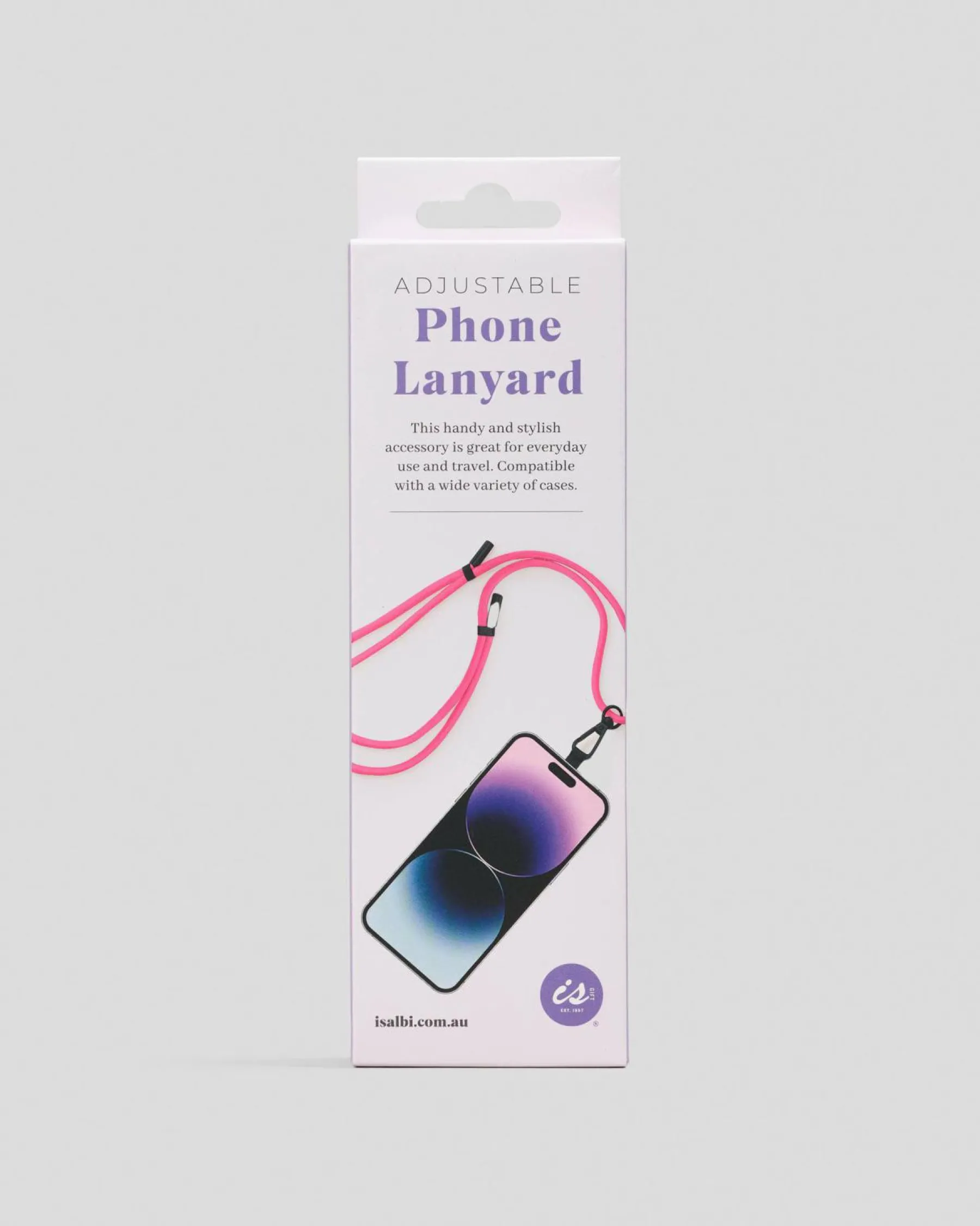 Gifts & Novelty|Gifts & Novelty*Get It Now Adjustable Phone Lanyard Pink