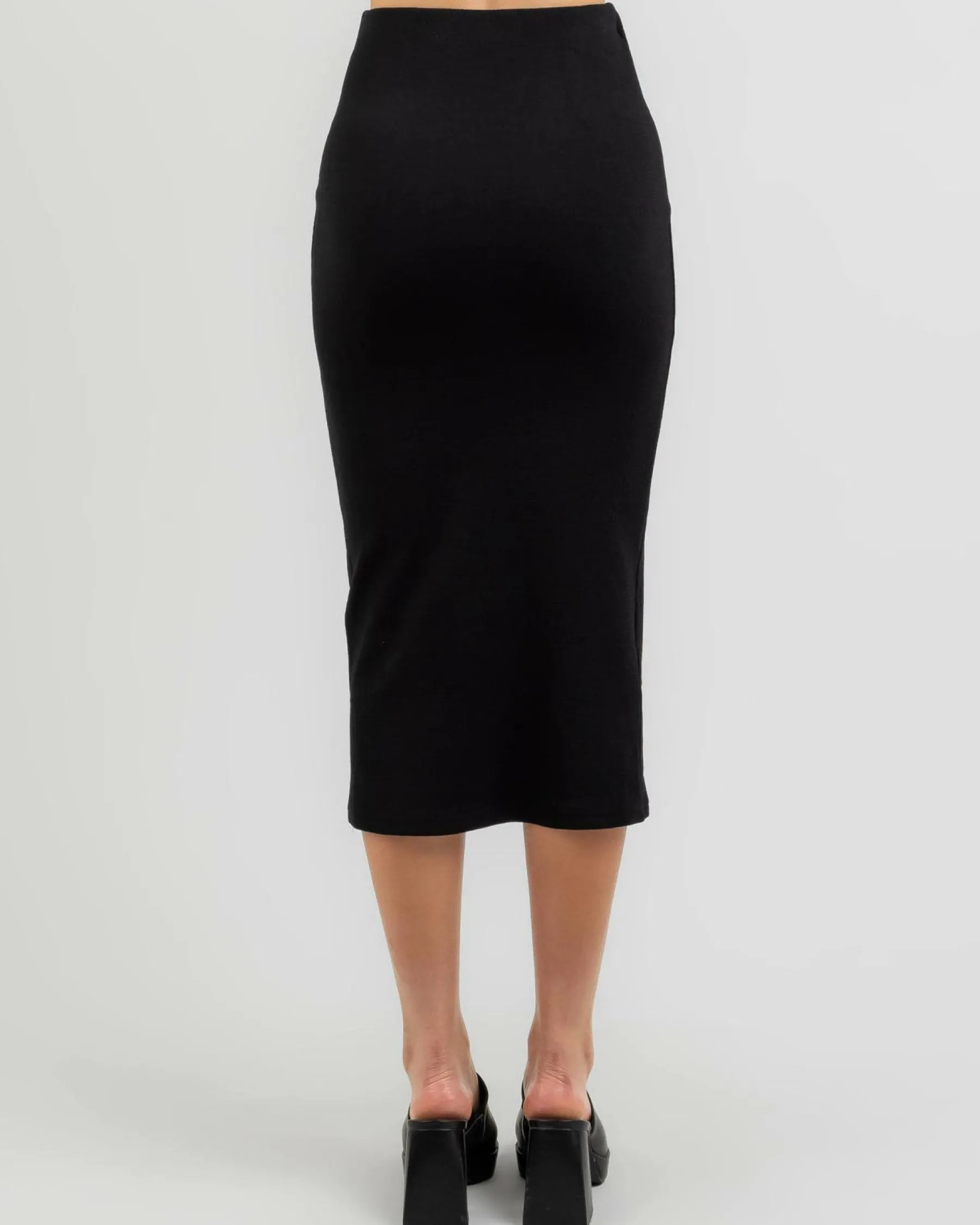 Bottoms*Ava And Ever Afia Midi Skirt Black