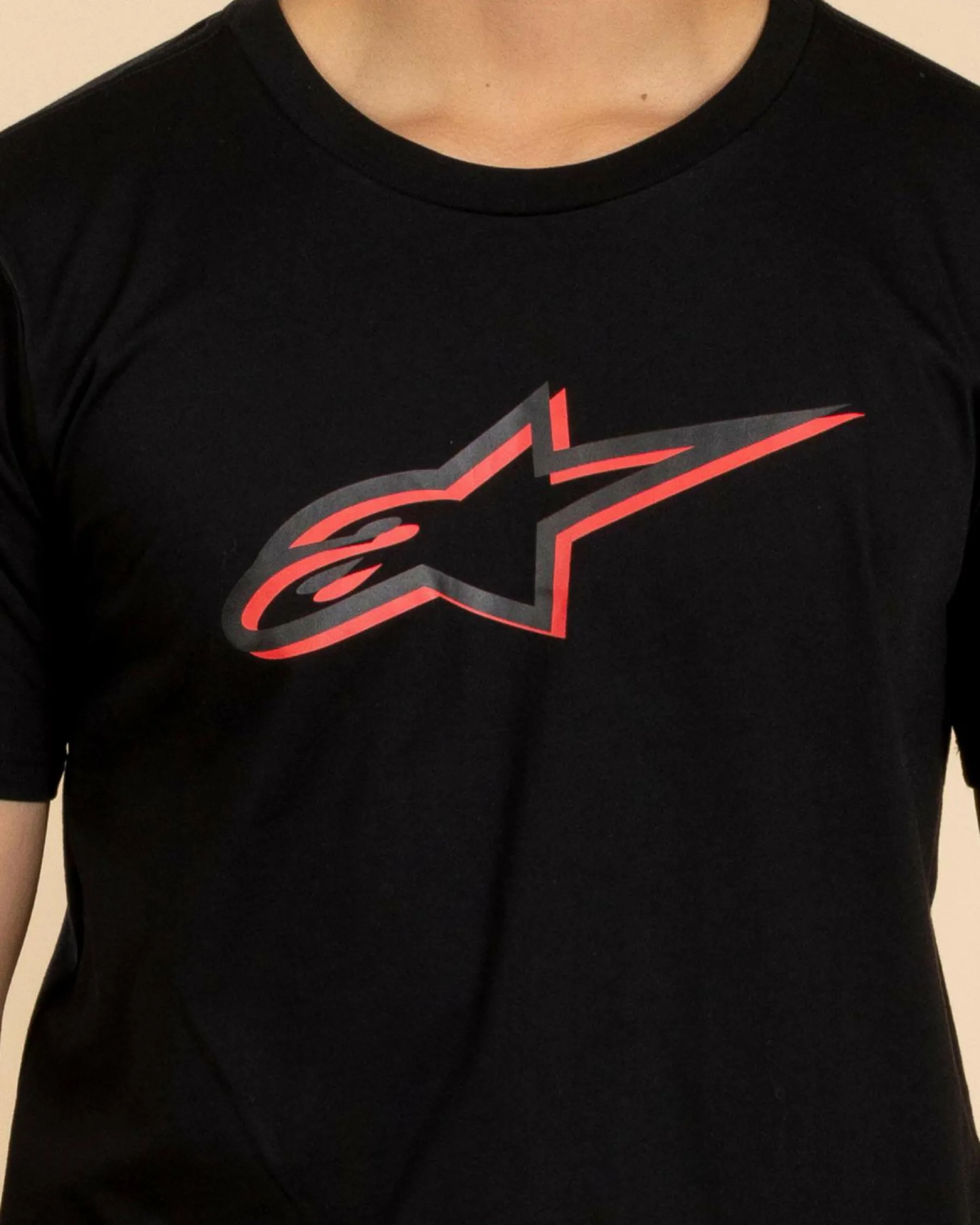 Tops & T-Shirts*Alpinestars Ageless Shadow CSF T-Shirt Black/red