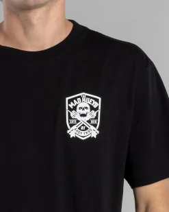 Tops & T-Shirts*The Mad Hueys Ahoy Fkrs Shield T-Shirt Black