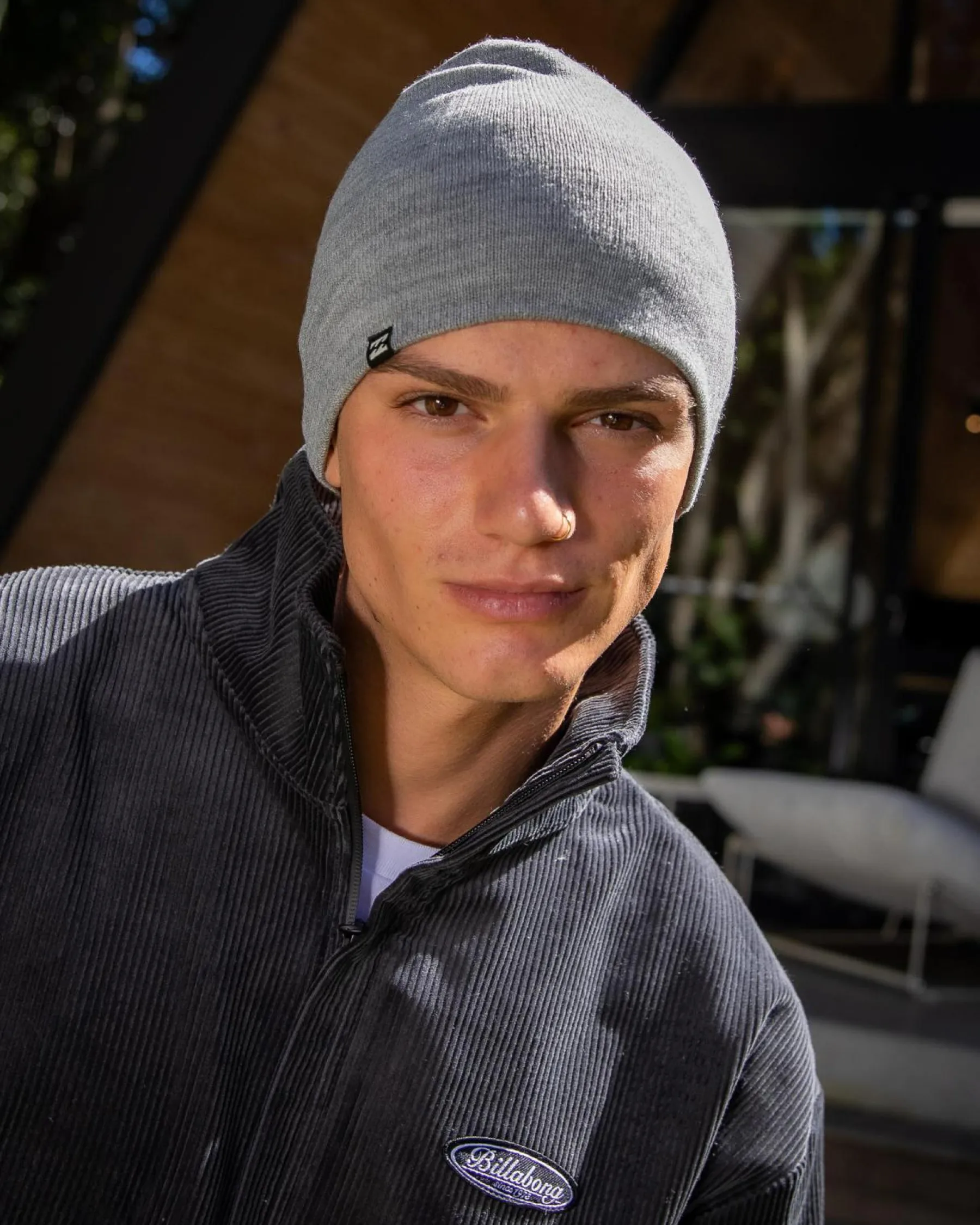 Headwear*Billabong All Day Beanie Grey Heather