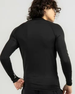 Rashies*Quiksilver All Time Long Sleeve Wetshirt Black