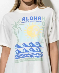 New Aloha Hotel Relaxed T-Shirt Women Tops