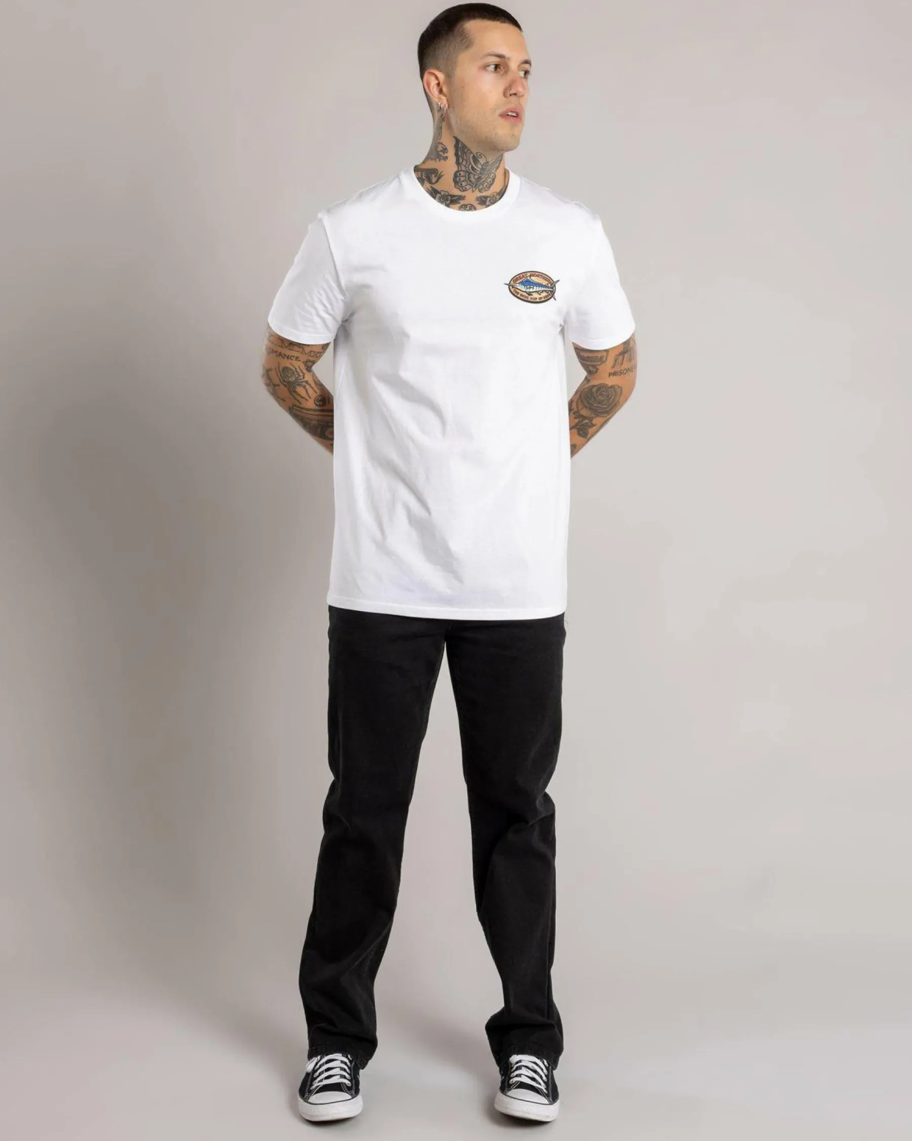 Tops & T-Shirts*Great Northern Angler T-Shirt White
