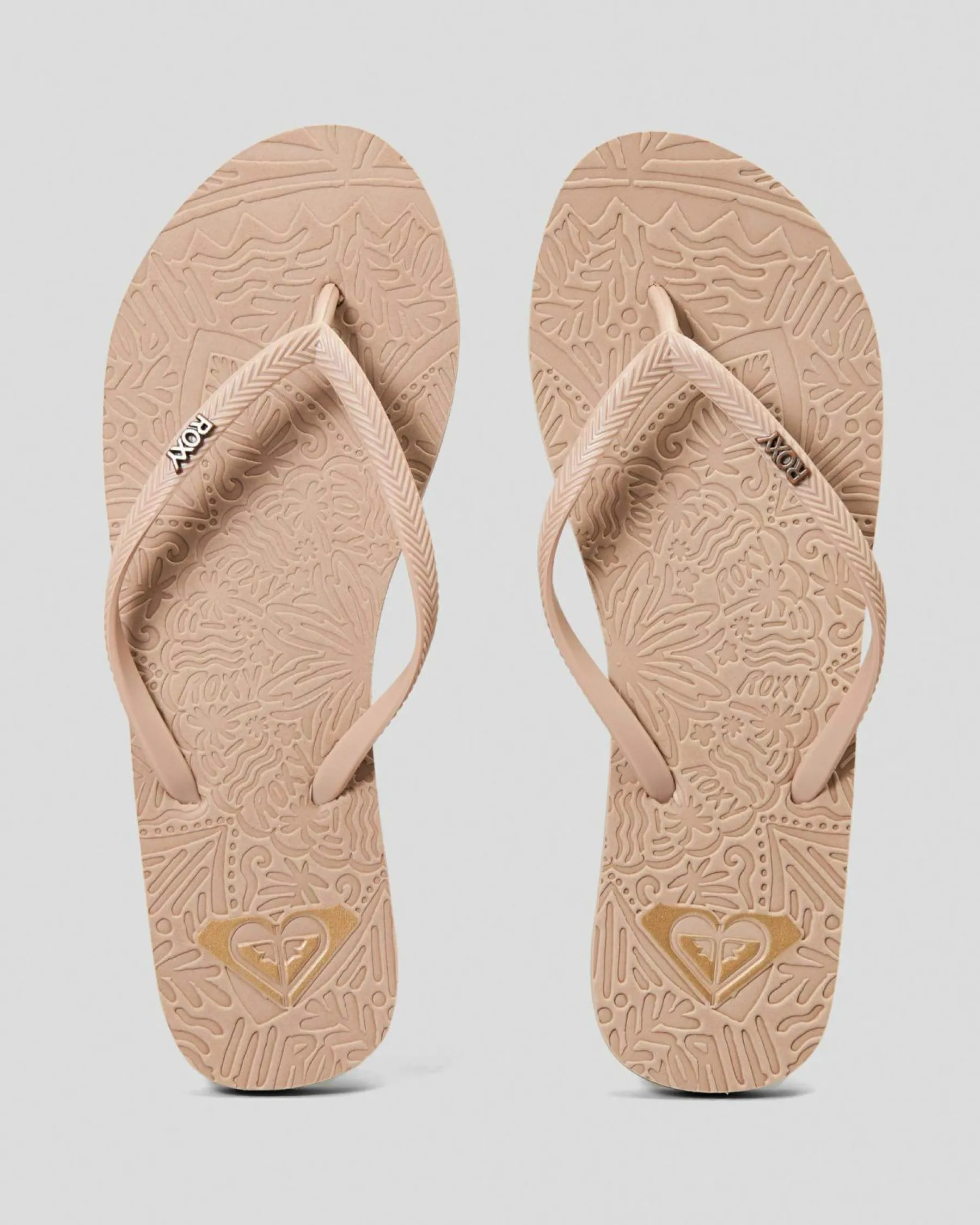 Flip Flops*Roxy Antilles II Thongs Taupe
