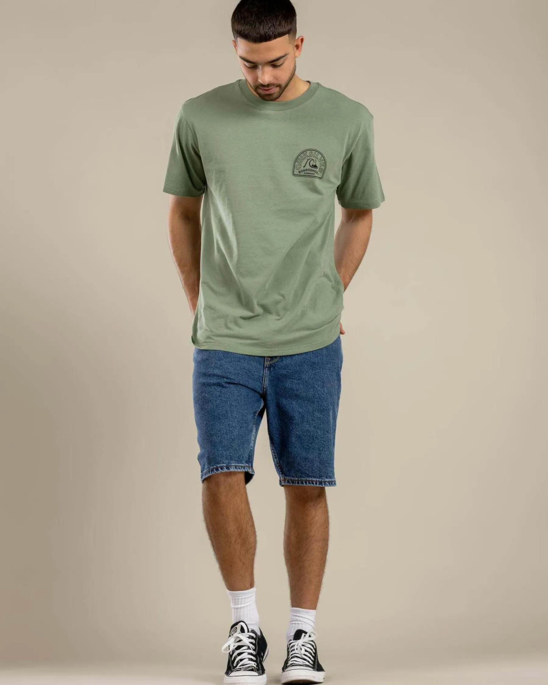 Denim|Shorts & Bottoms*Quiksilver Aqua Cult Denim Shorts Aged