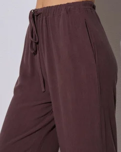 Hot Aria Dallis Pants Women Sets|Linen Blend