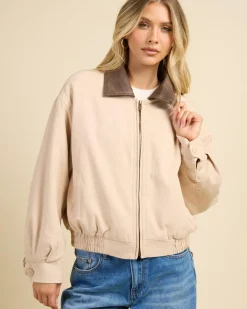 Jackets & Coats*Ava And Ever Asher Jacket Sand/choc
