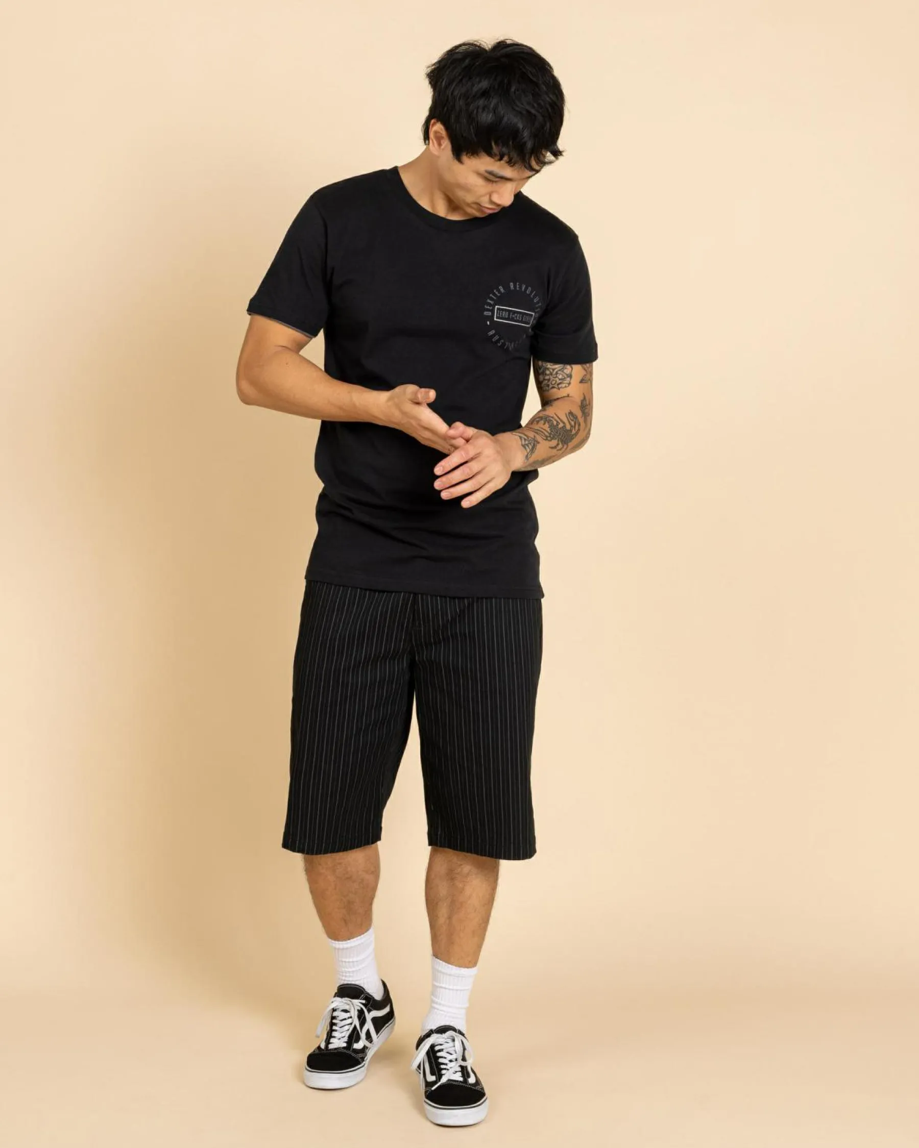 Tops & T-Shirts*Dexter Aspect T-Shirt Black