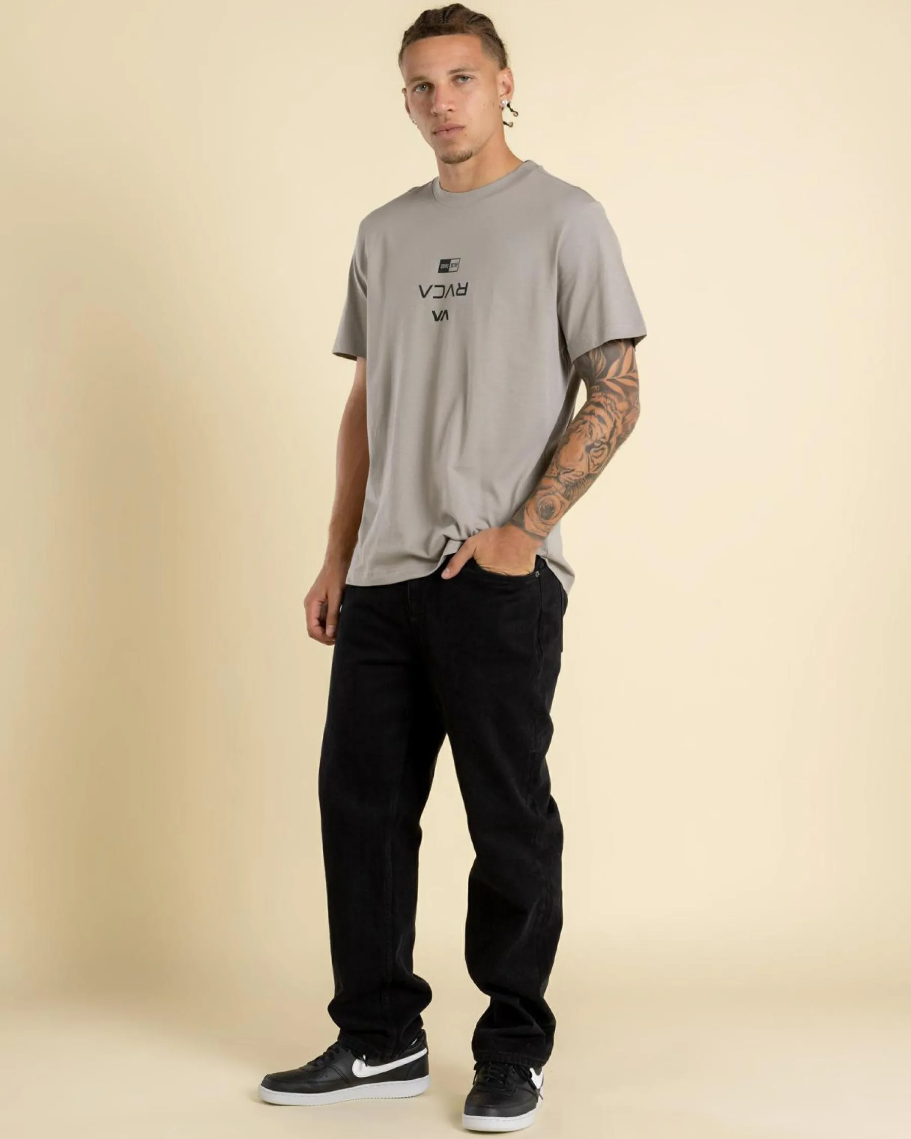 Tops & T-Shirts*RVCA Balance Credits T-Shirt Overcast