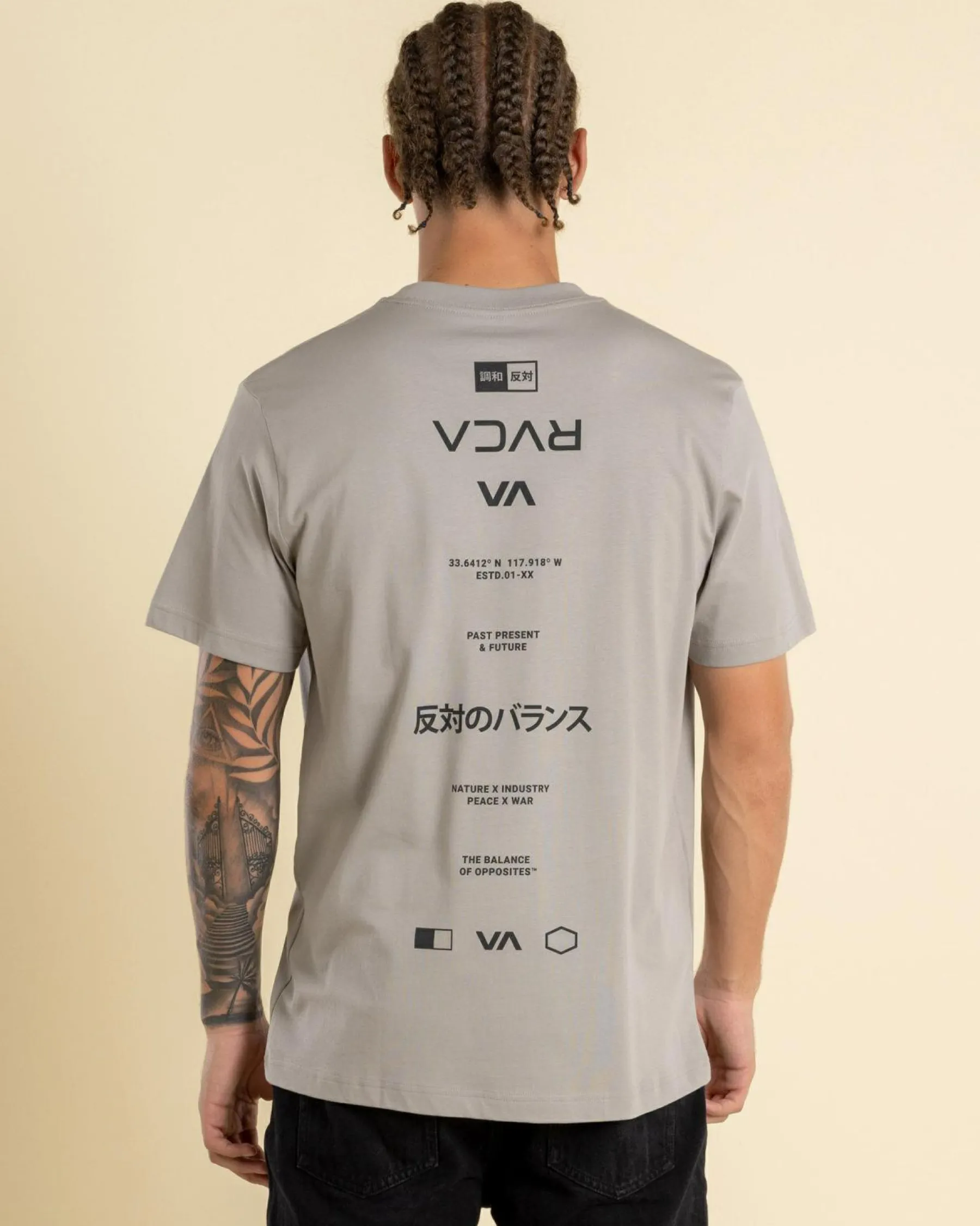 Tops & T-Shirts*RVCA Balance Credits T-Shirt Overcast