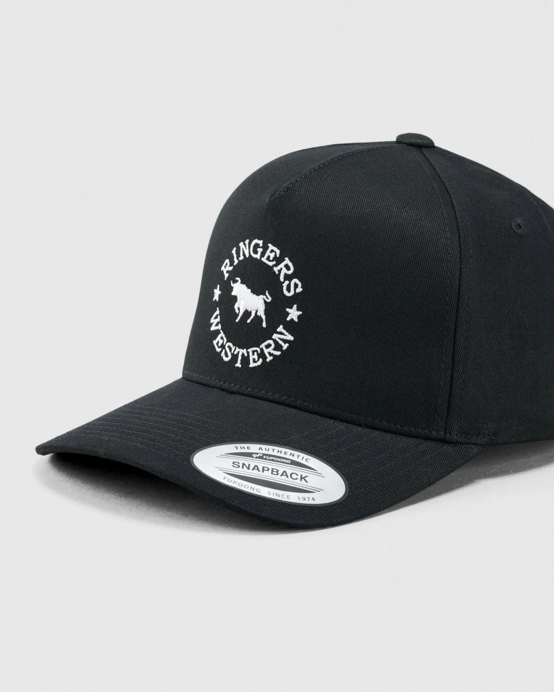 Headwear*Ringers Western Baseball Cap Black