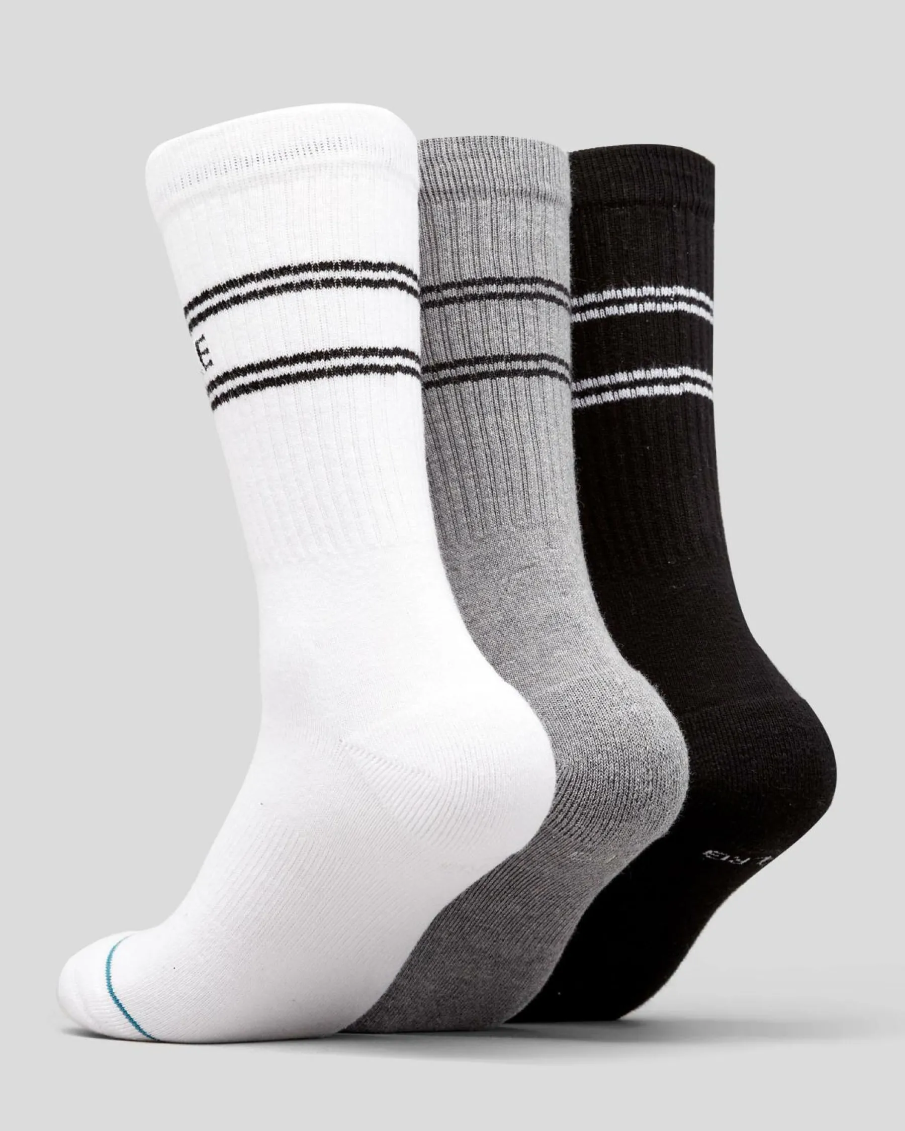 Discount Basic Crew Socks 3 Pack Socks