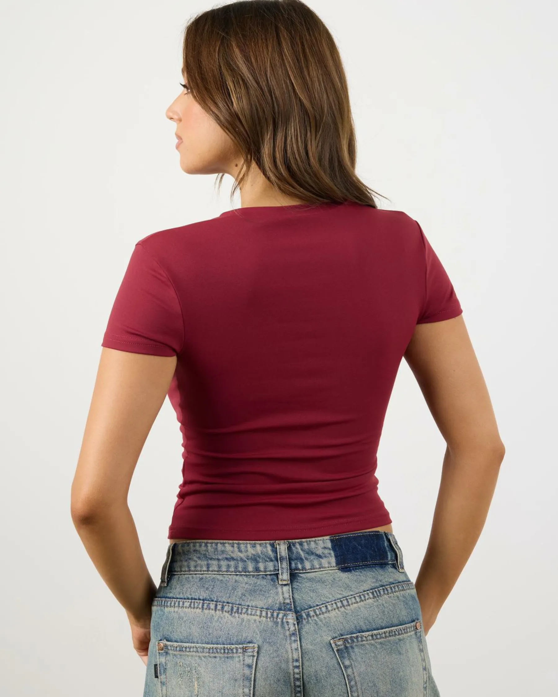 Best Basic Super Soft Tee Women Tops