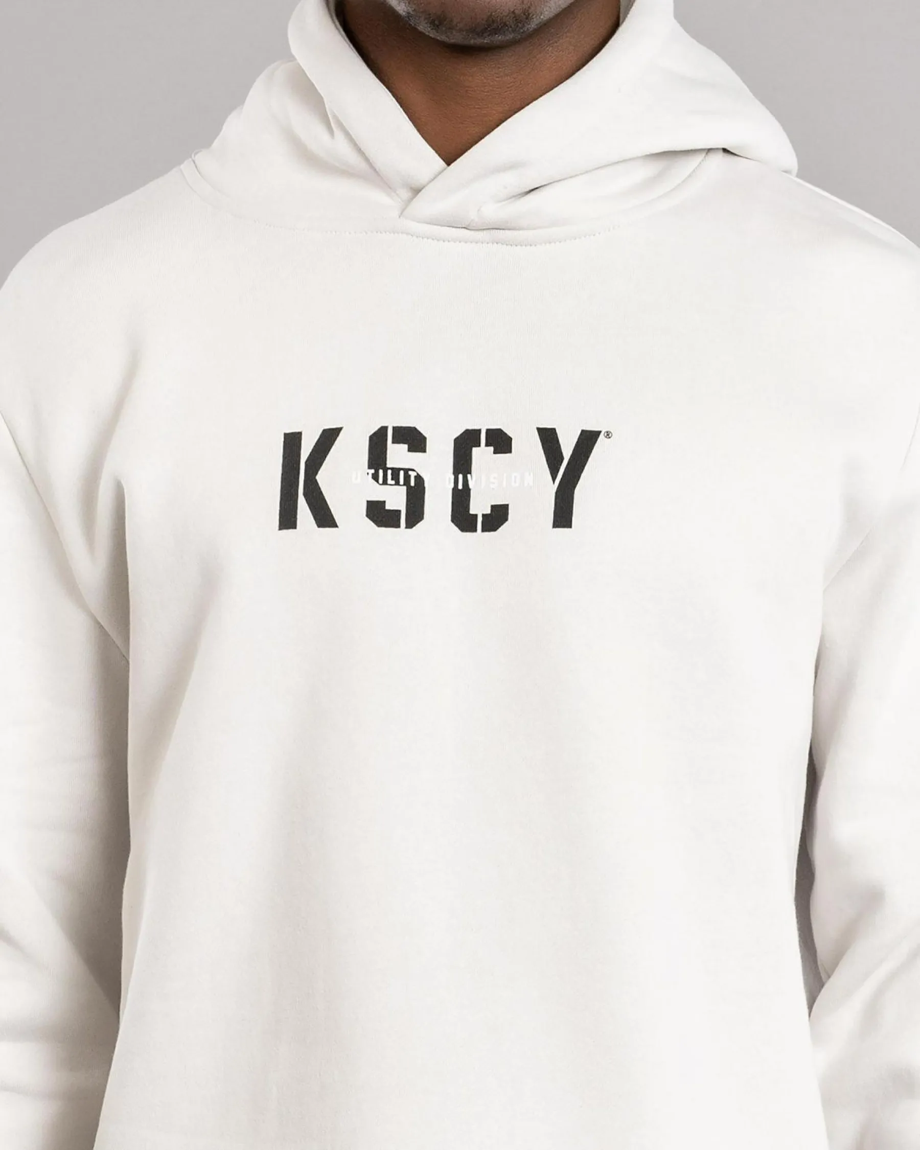 Hoodies & Sweatshirts*Kiss Chacey Bask Dual Curved Hoodie Glacier Grey