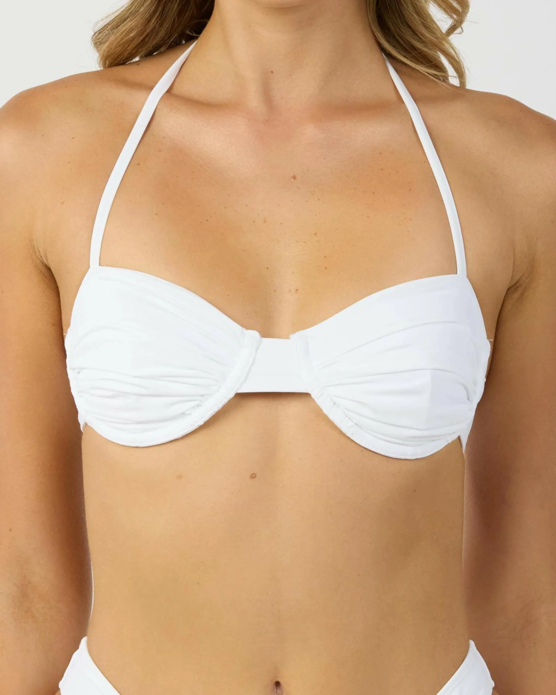 Bikinis*Topanga Baxter Underwire Bikini Top White