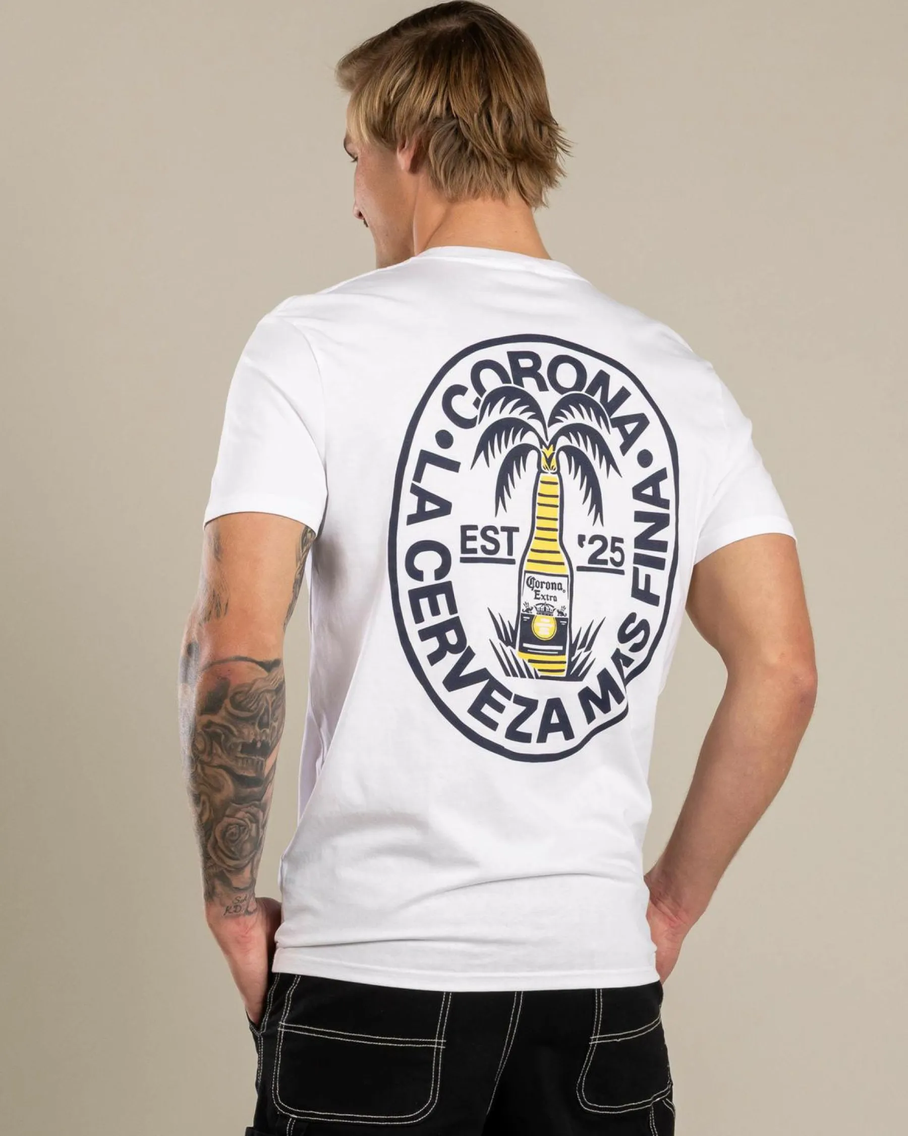 Tops & T-Shirts*Corona Beach Flora T-Shirt White