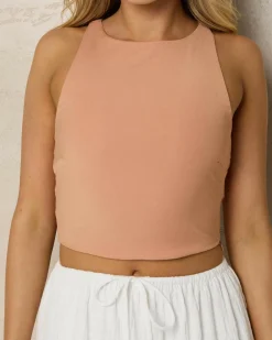 Tops*Mooloola Bel Top Dusty Apricot