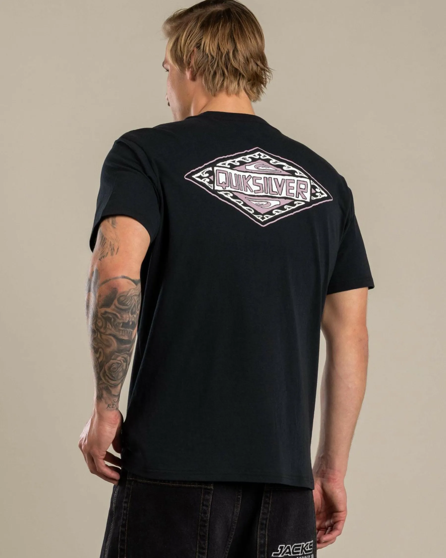 Tops & T-Shirts*Quiksilver Beyond The Waves T-Shirt Black