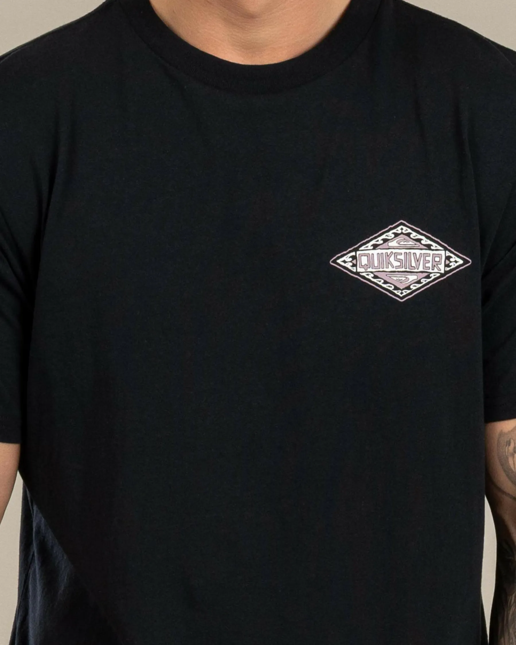 Tops & T-Shirts*Quiksilver Beyond The Waves T-Shirt Black