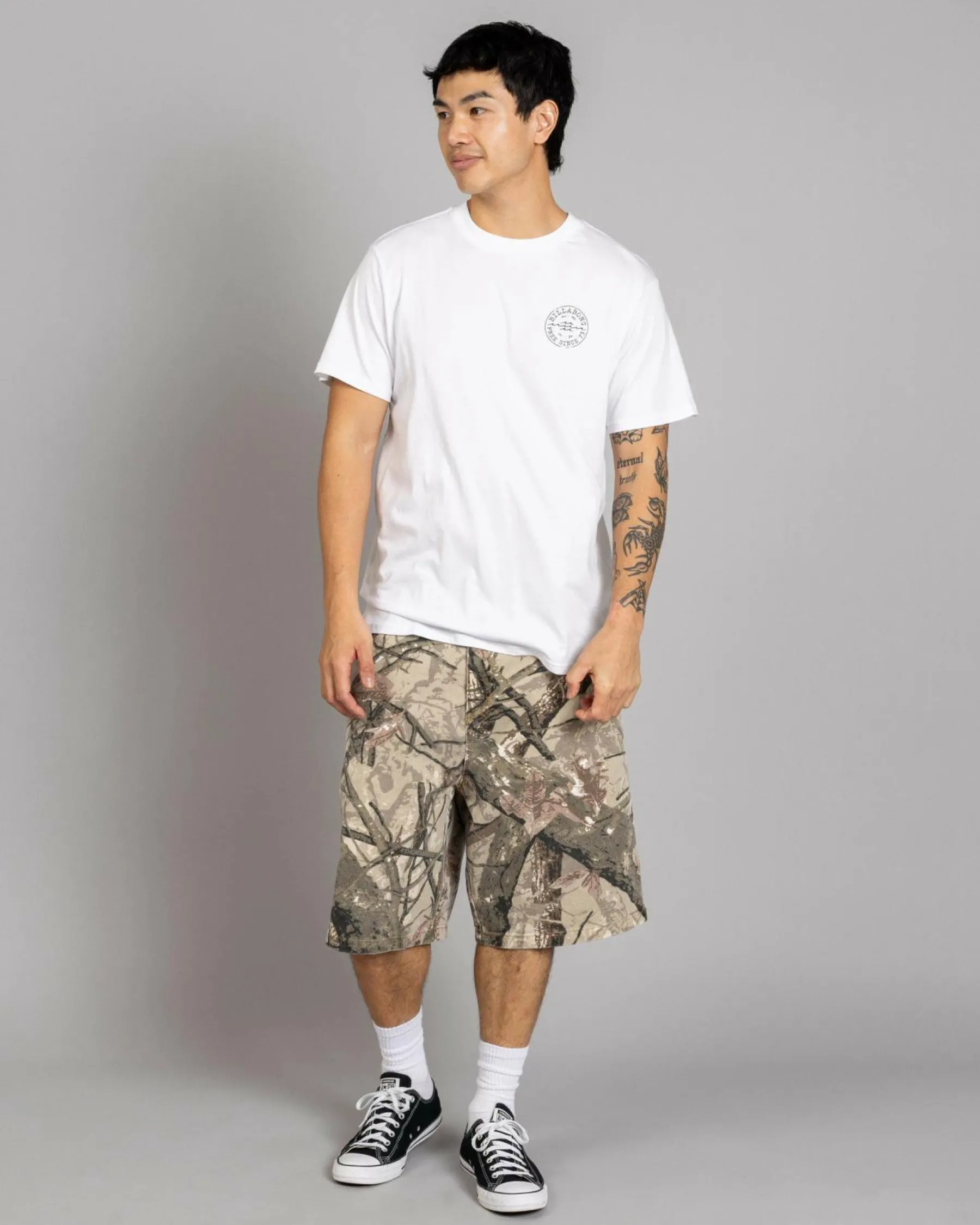Tops & T-Shirts*Billabong Big Wave Daz T-Shirt White