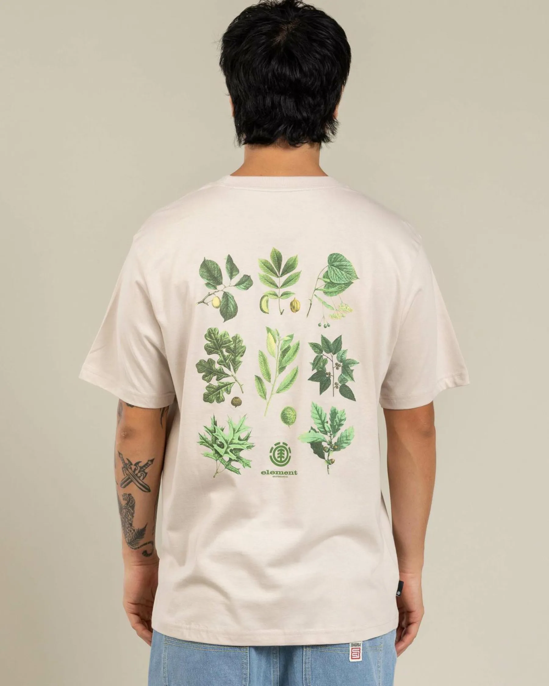 Tops & T-Shirts*Element Bigfoot Trees T-Shirt Oat Milk