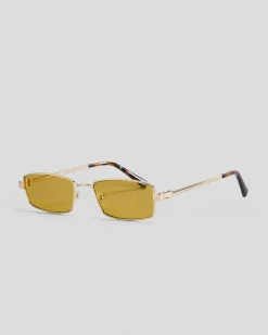 Sunglasses*Le Specs Bizarro Sunglasses Bright Gold/ Ochre Mono