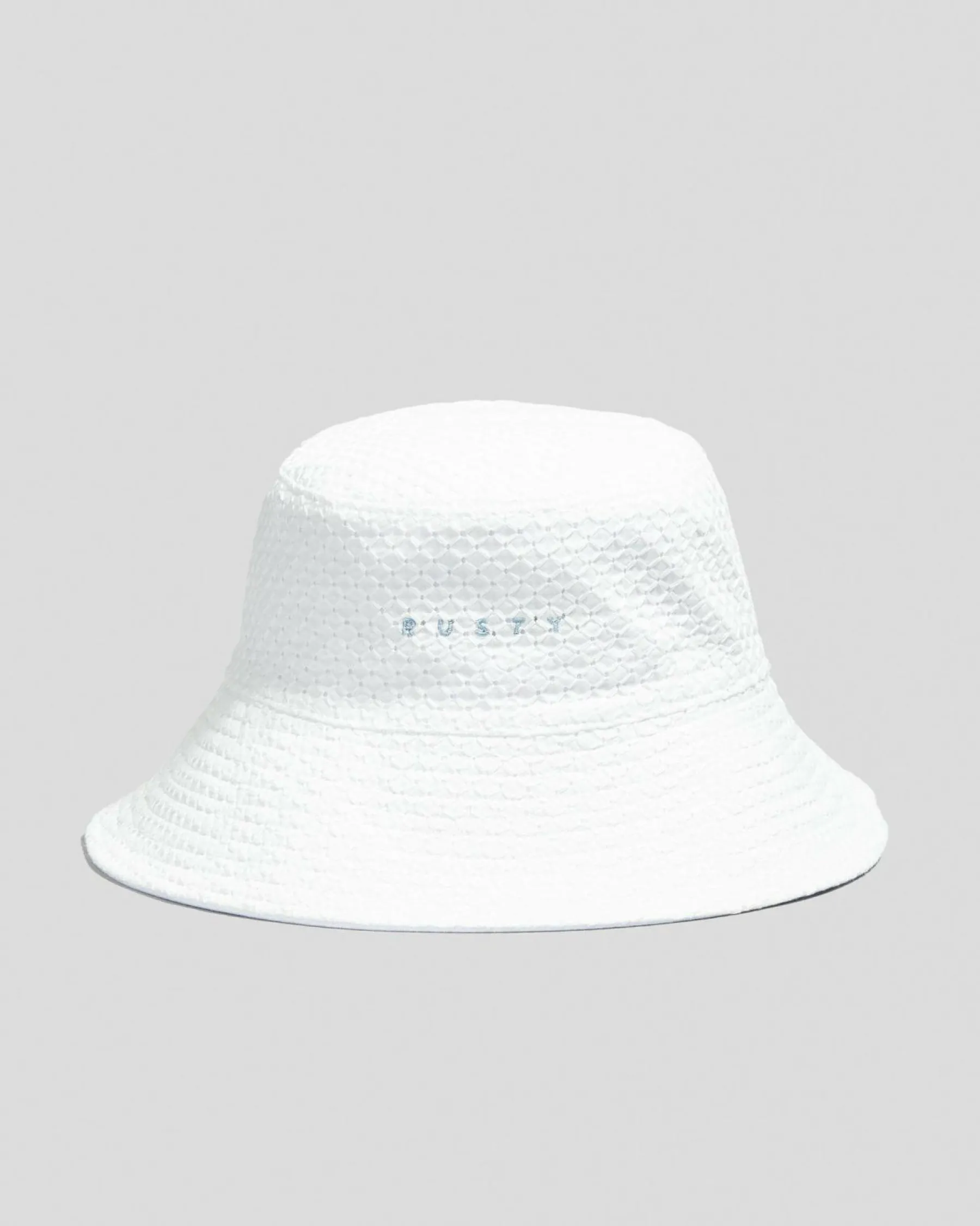 Headwear*Rusty Blanco Reversible Bucket Hat White