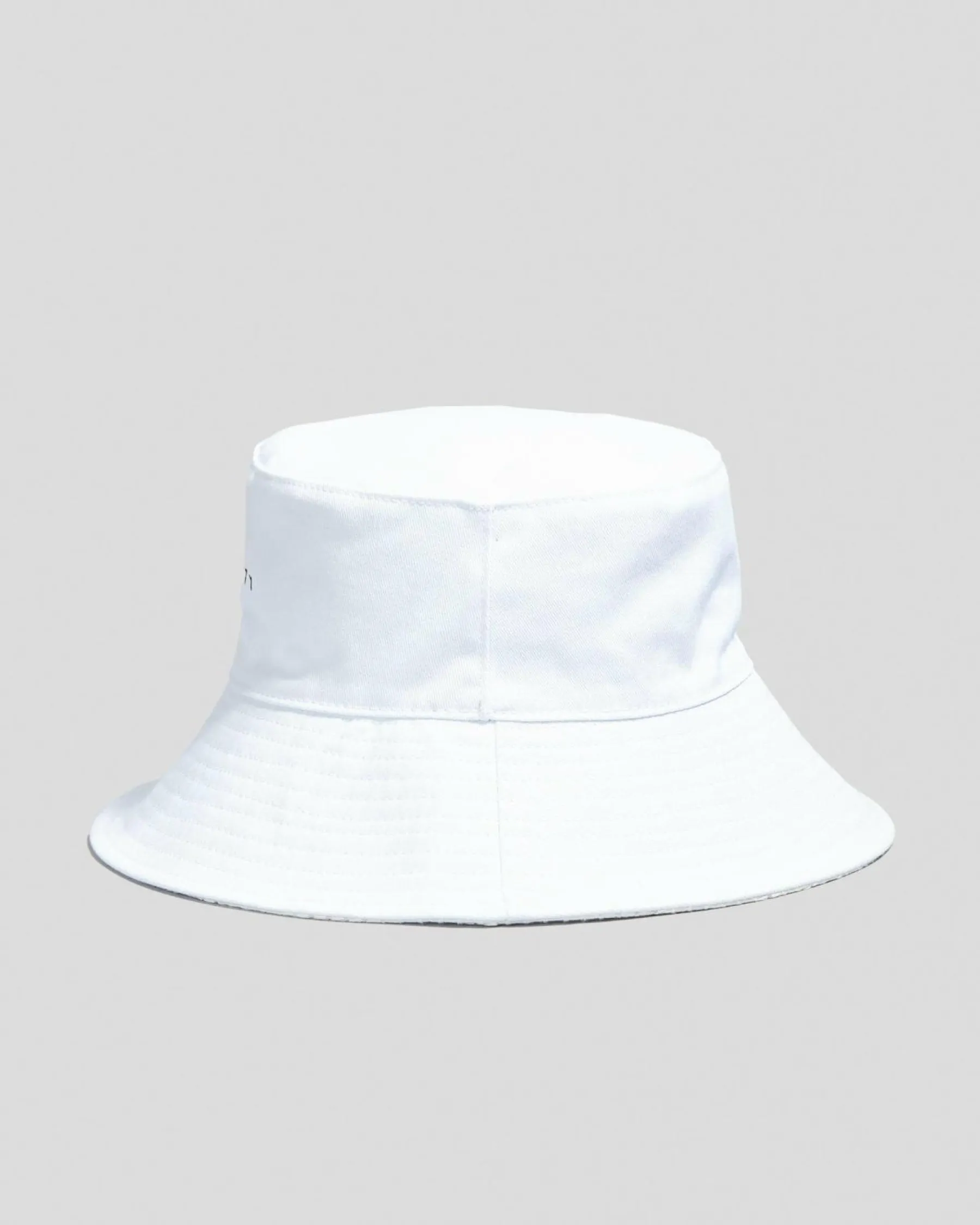 Headwear*Rusty Blanco Reversible Bucket Hat White