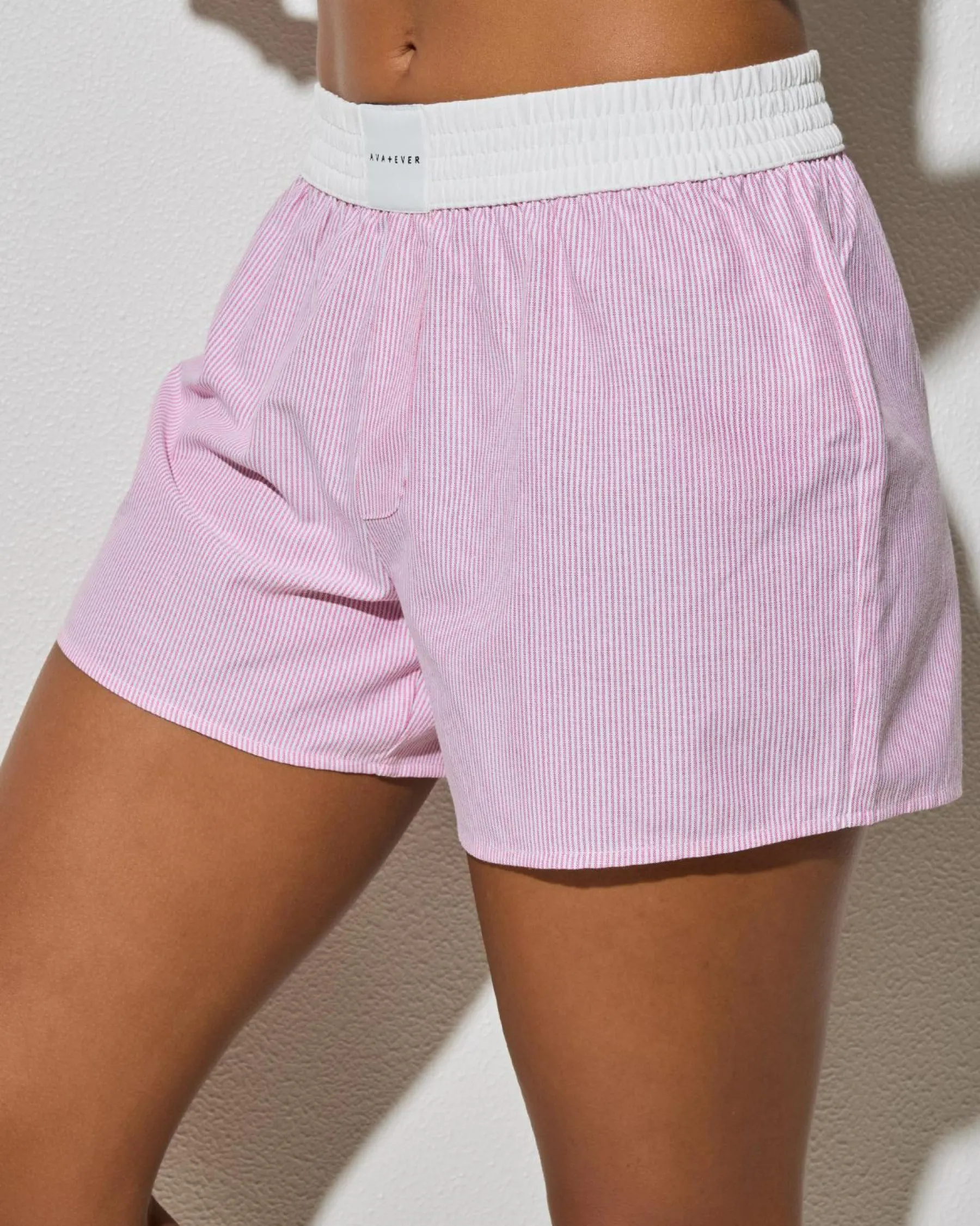 Bottoms*Ava And Ever Bobbie Shorts Red