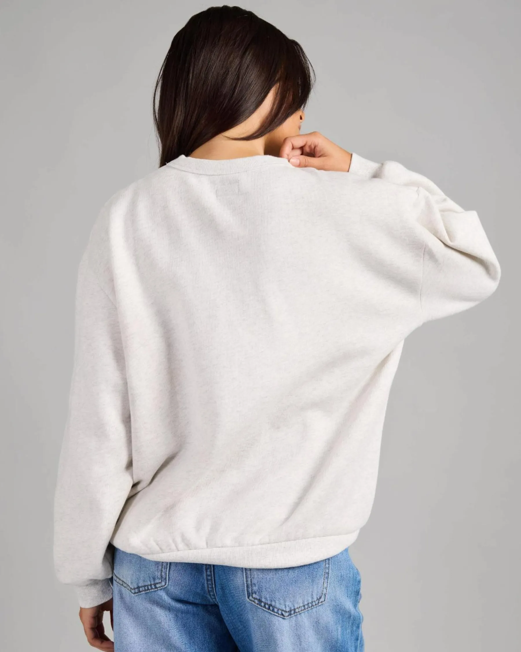 Jumpers & Hoodies*RVCA Bold Vintage Crewneck Sweatshirt Grey Marle