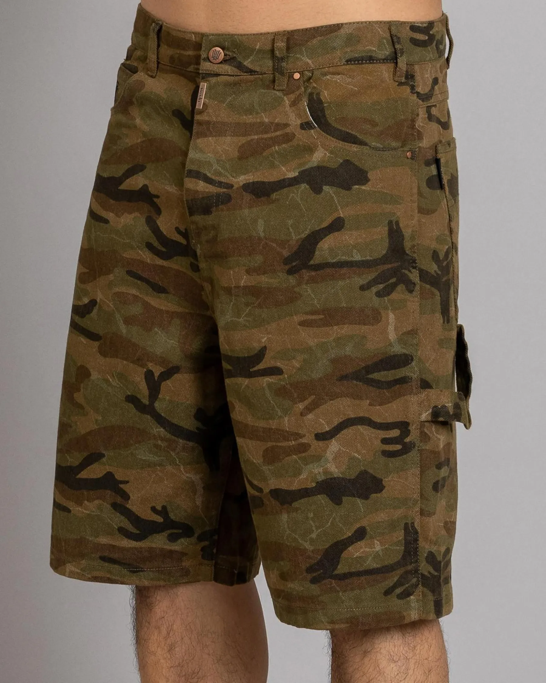 Denim|Shorts & Bottoms*Wndrr Booster Denim Shorts Camo
