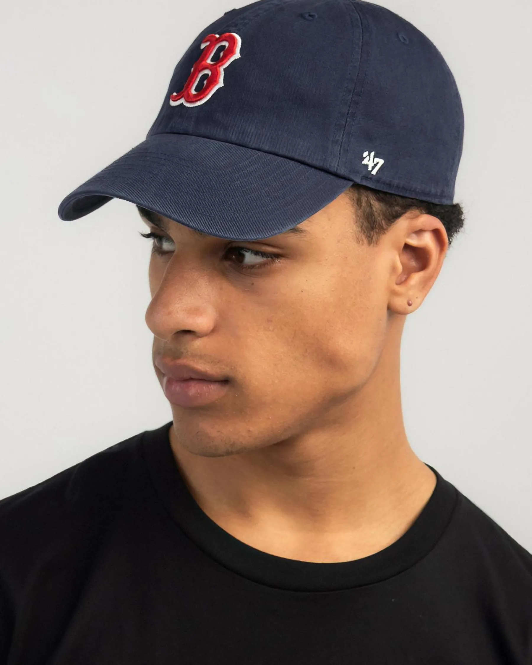 Boston Red Sox '47 Clean Up Strapback Headwear