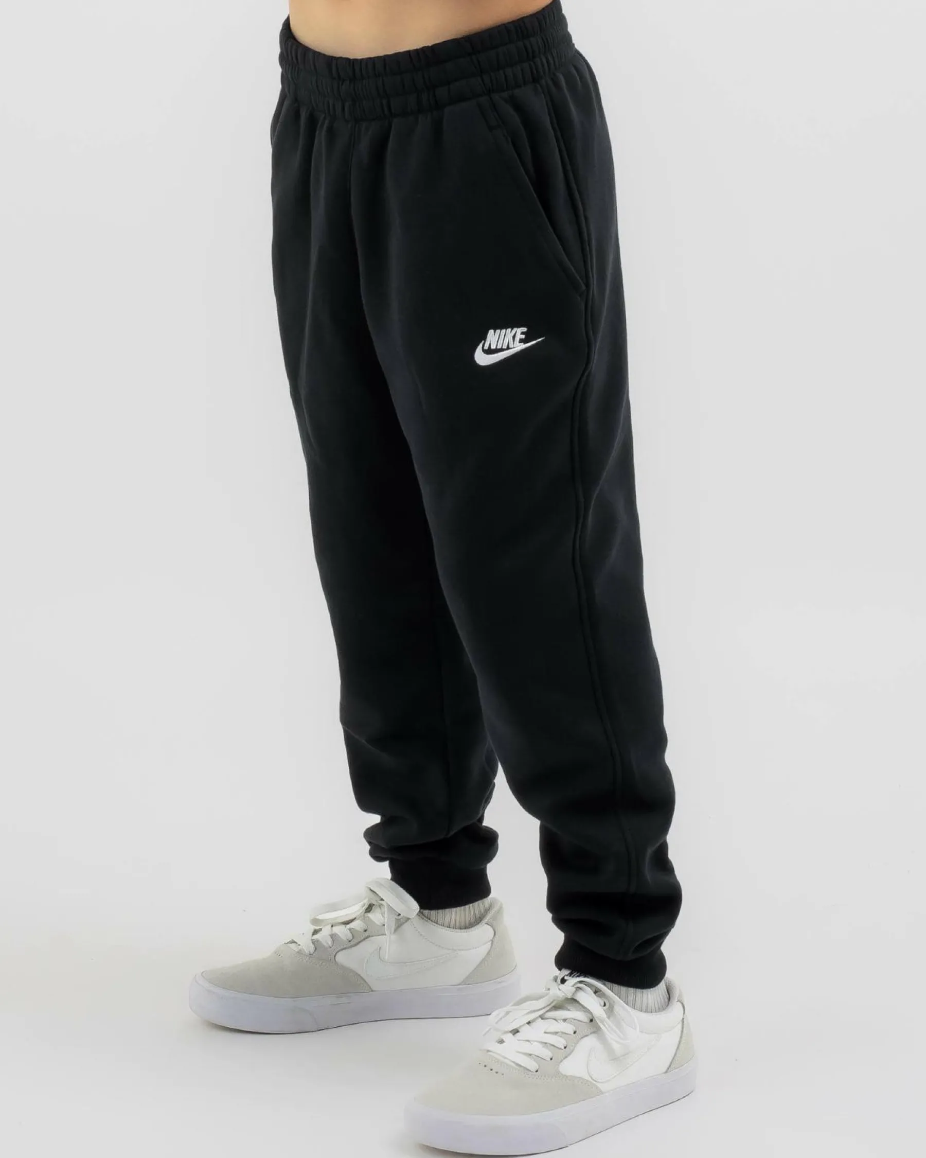 Shorts & Bottoms*Nike Boys' Fleece Track Pants Black/white