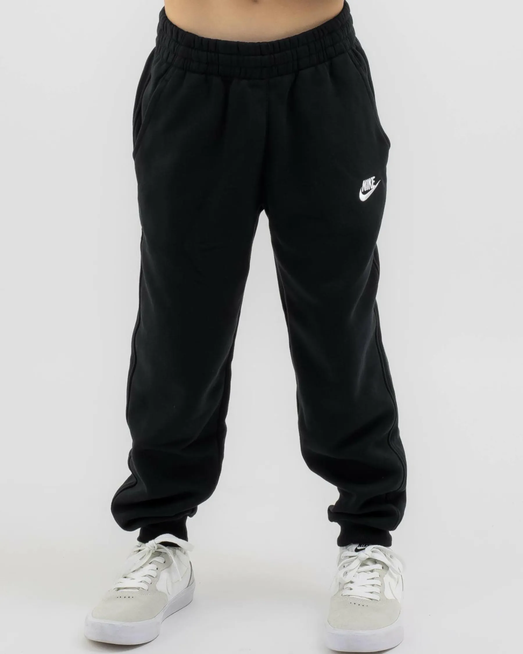 Shorts & Bottoms*Nike Boys' Fleece Track Pants Black/white