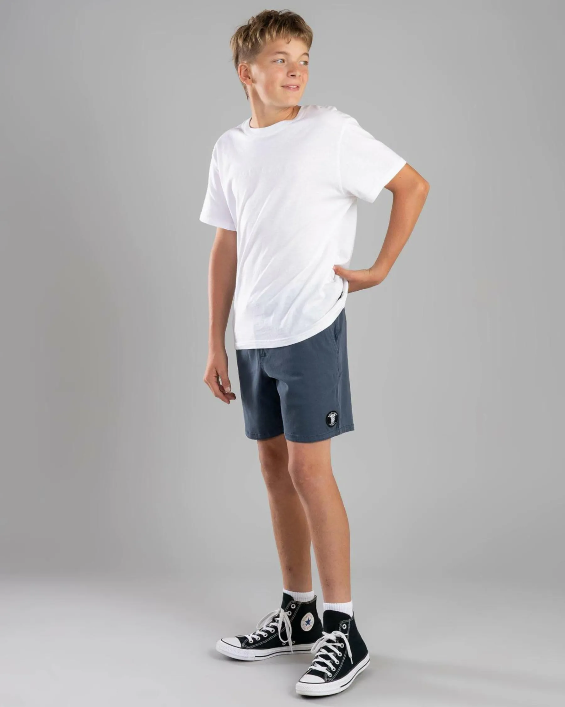 Shorts & Bottoms*Salty Life Boys' Journey Elastic Waist Shorts Washed Blue