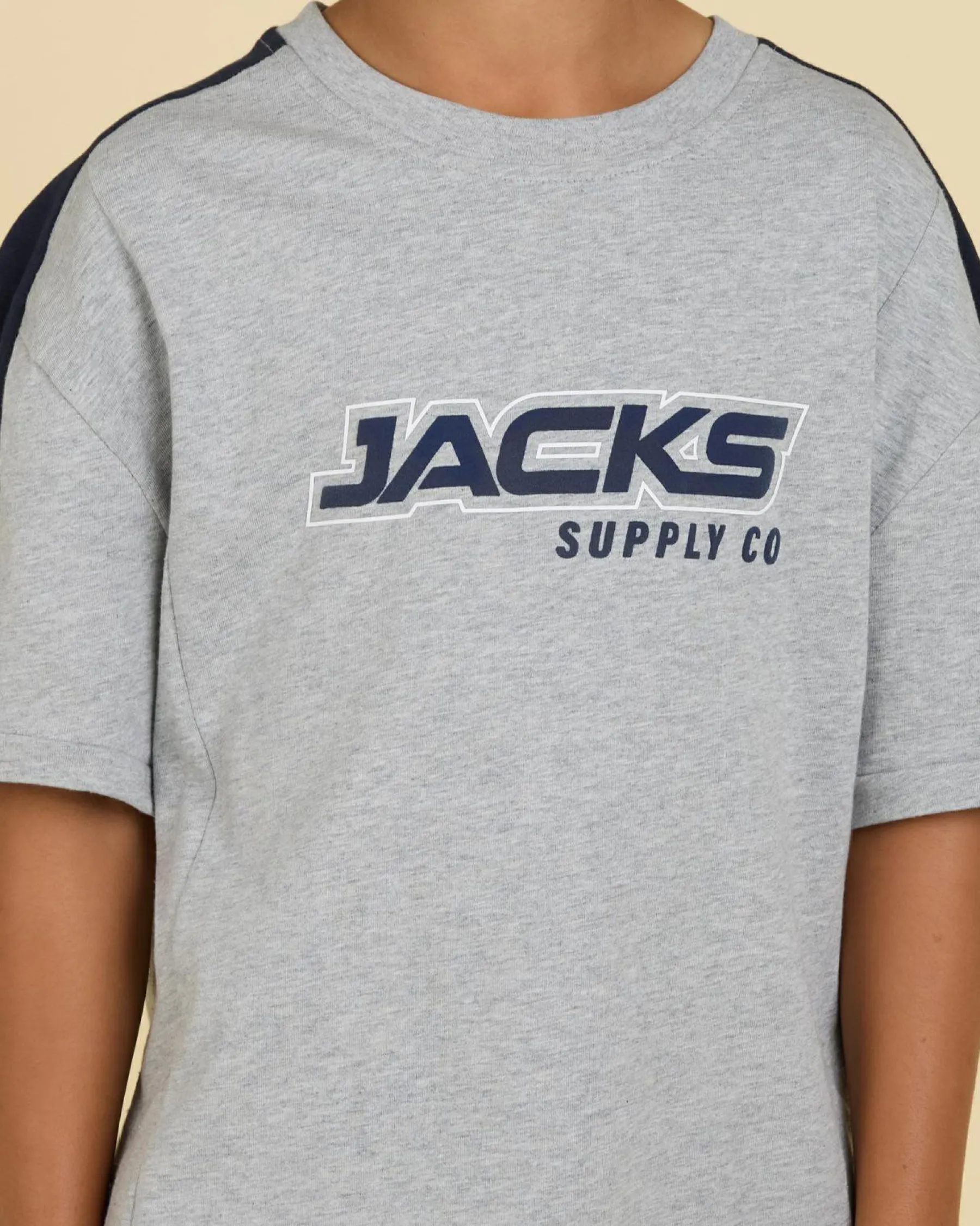 Tops & T-Shirts*Jacks Boys' Nautical T-Shirt Grey Heather
