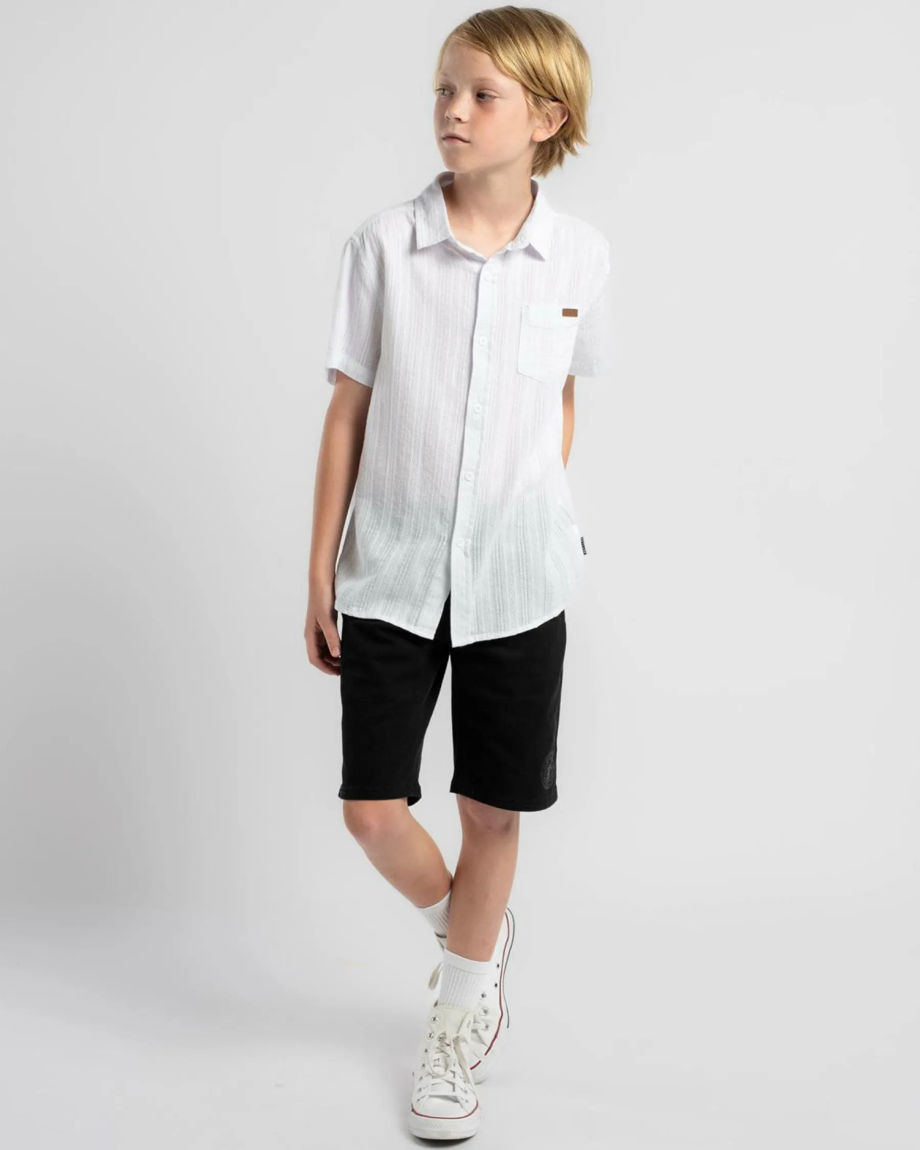 Tops & T-Shirts*Skylark Boys' Novella Short Sleeve Shirt Bone