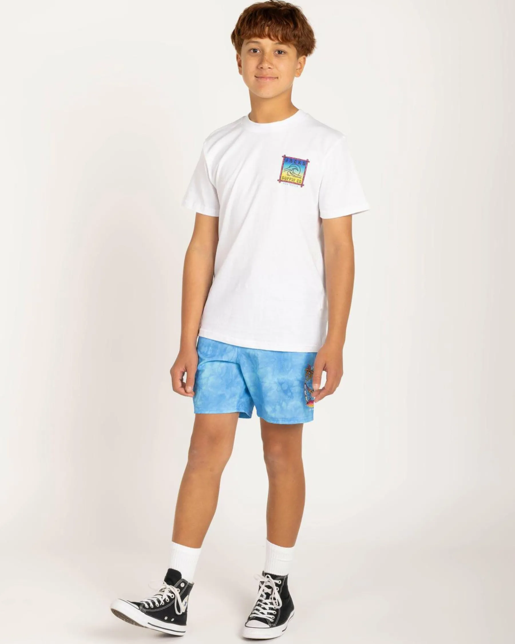 Tops & T-Shirts*Jacks Boys' Surf Spectrum T-Shirt White