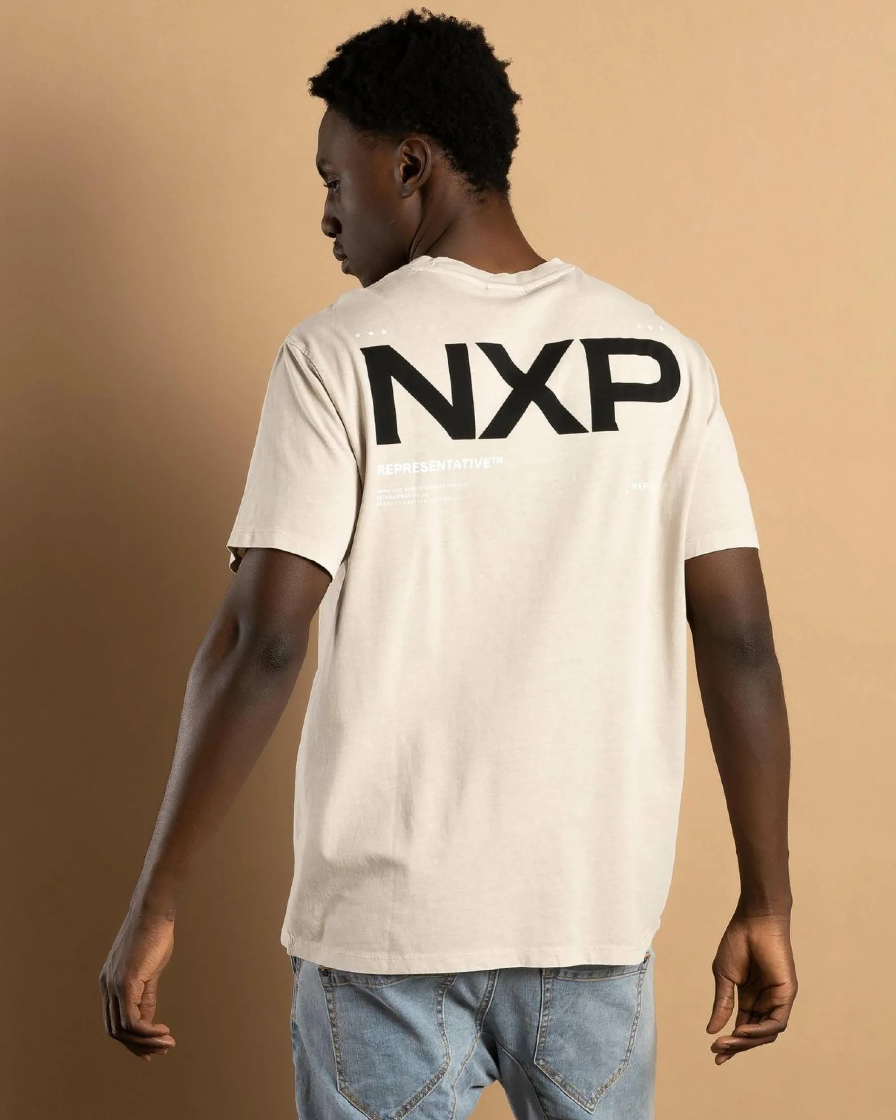 Tops & T-Shirts*Nena & Pasadena Brace Standard T-Shirt Pigment Silver Grey