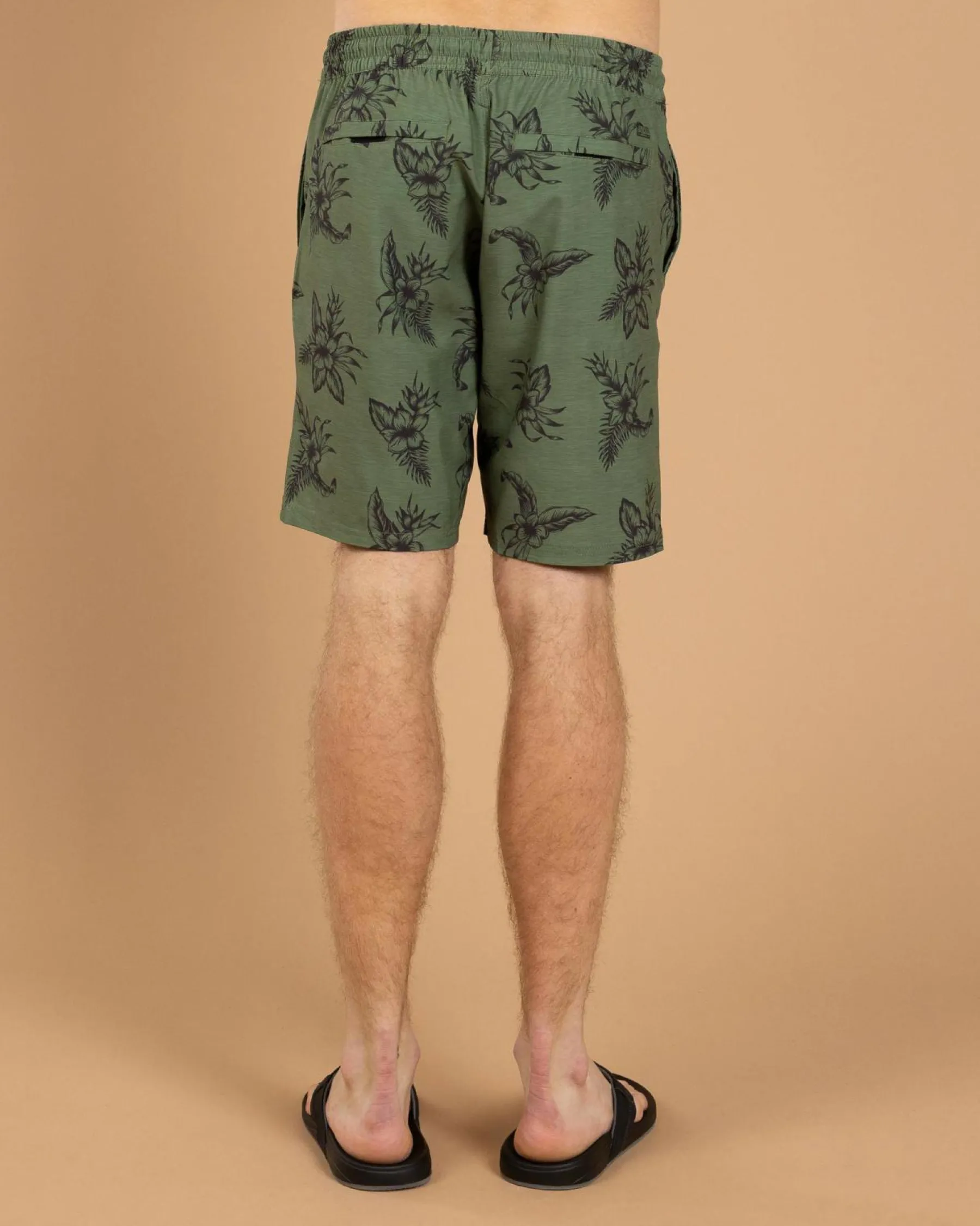 Shorts & Bottoms*Jacks Bramble Elastic Waist Shorts Dark Olive