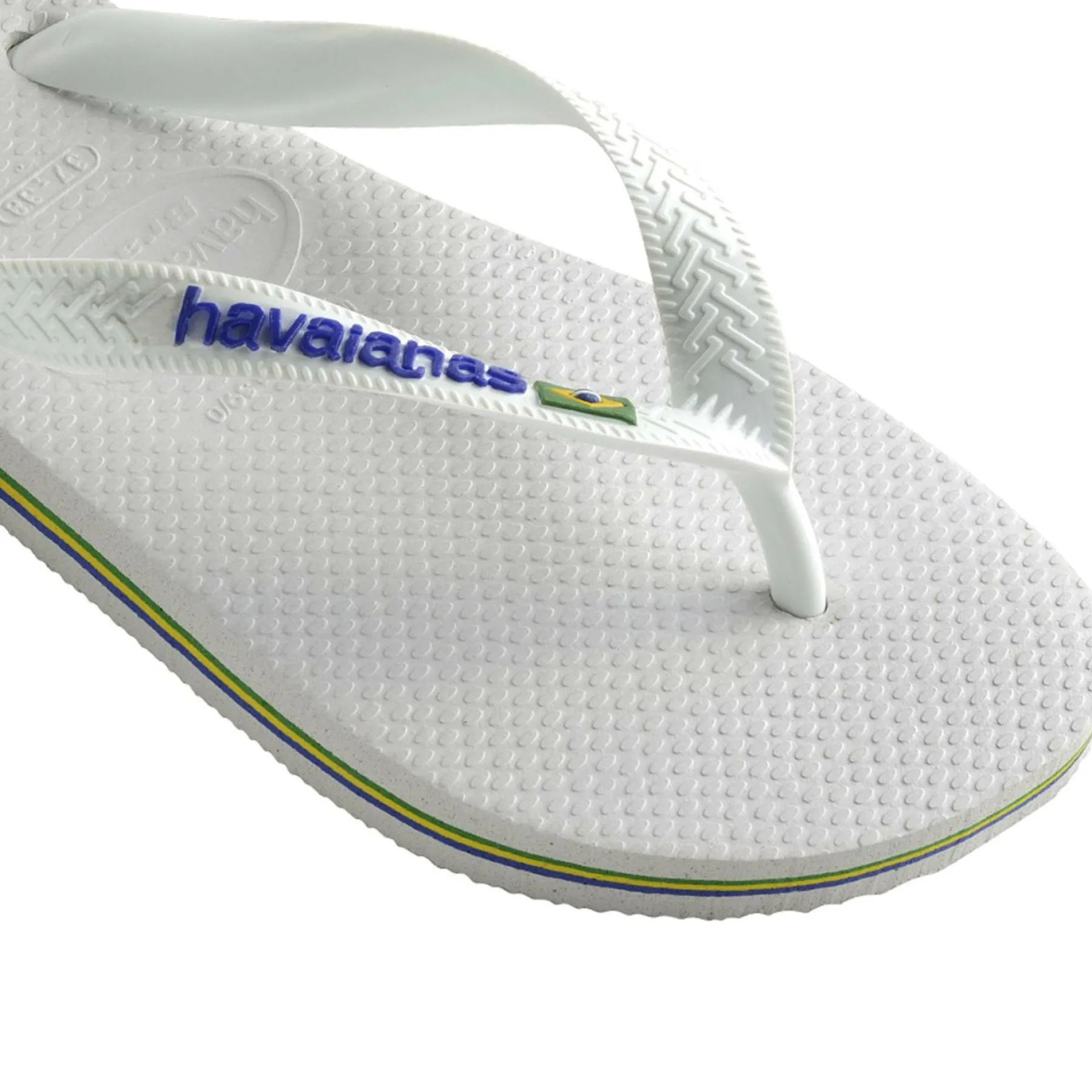 Flip Flops & Sandals*Havaianas Brazil Logo Thongs White
