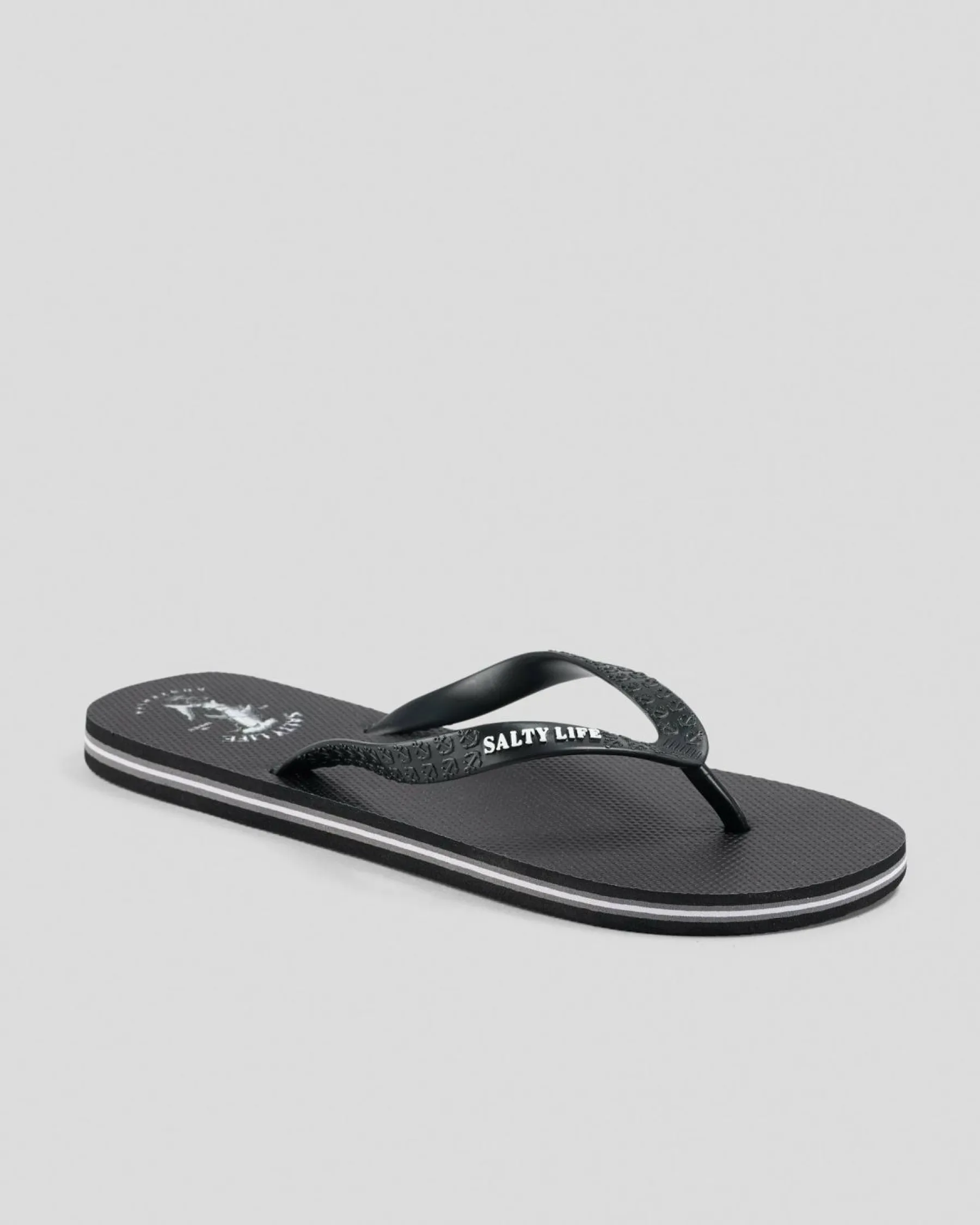 Flip Flops & Sandals*Salty Life Breach Thongs Black/grey
