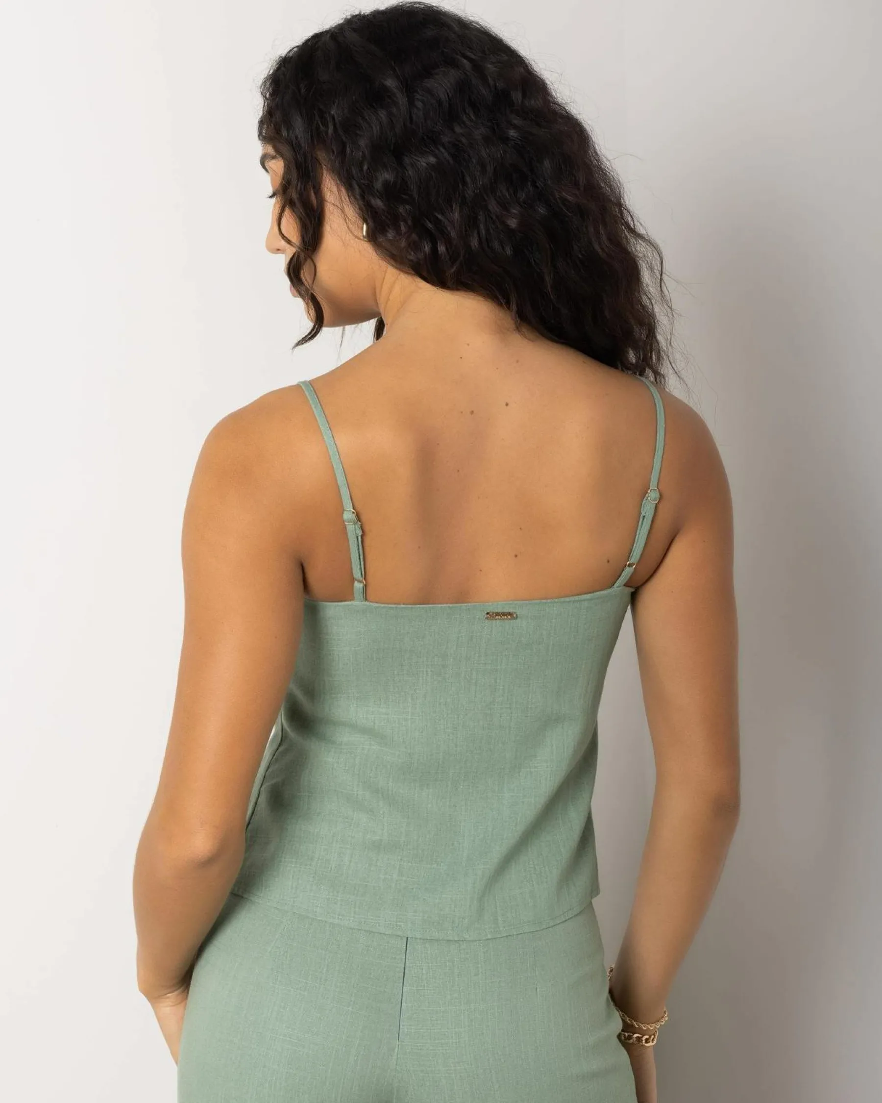 Sets|Tops*Mooloola Brighton Hawaii Tie Top Olive