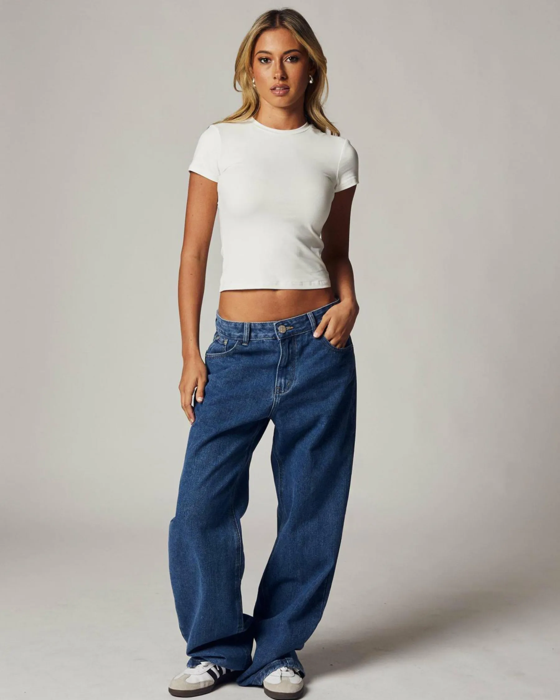 Bottoms*DESU Bussin Jeans Mid Blue
