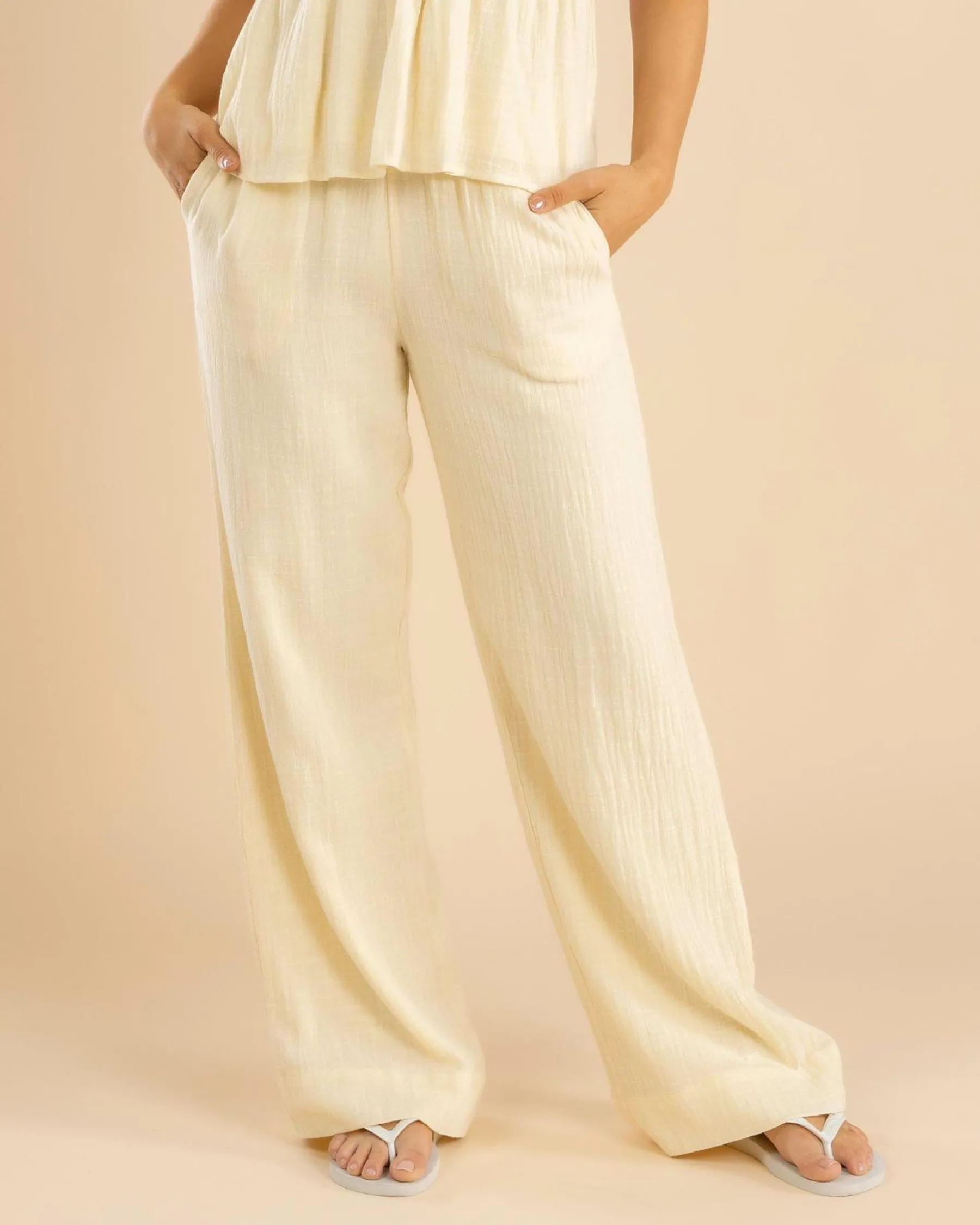 Sets|Bottoms*Mooloola Cali Beach Pants Butter