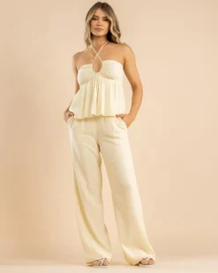 Sets|Bottoms*Mooloola Cali Beach Pants Butter